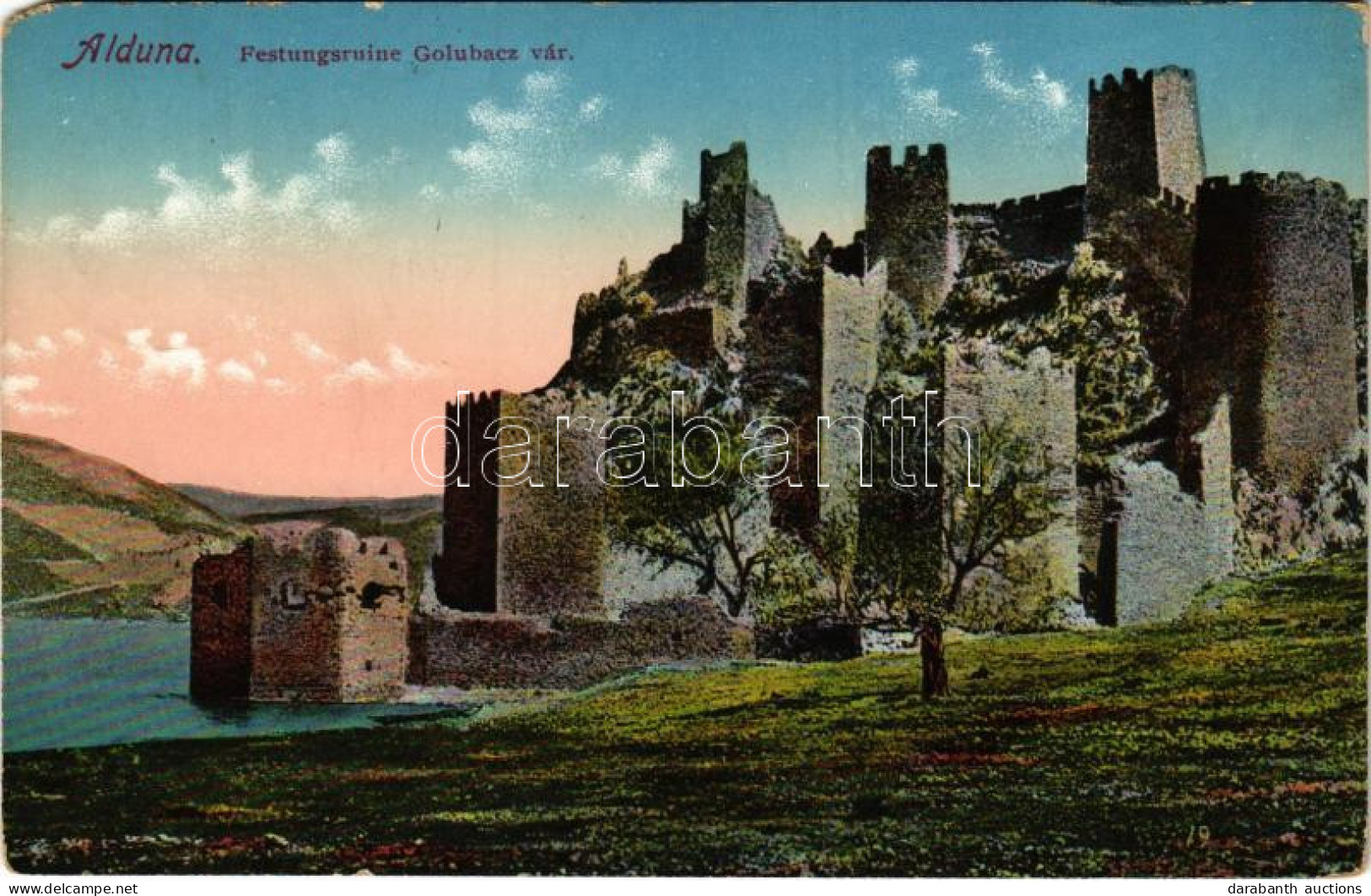 T2/T3 1913 Galambóc, Golubac; Alduna, Várrom / Fortress, Castle Ruins (EM) - Sin Clasificación