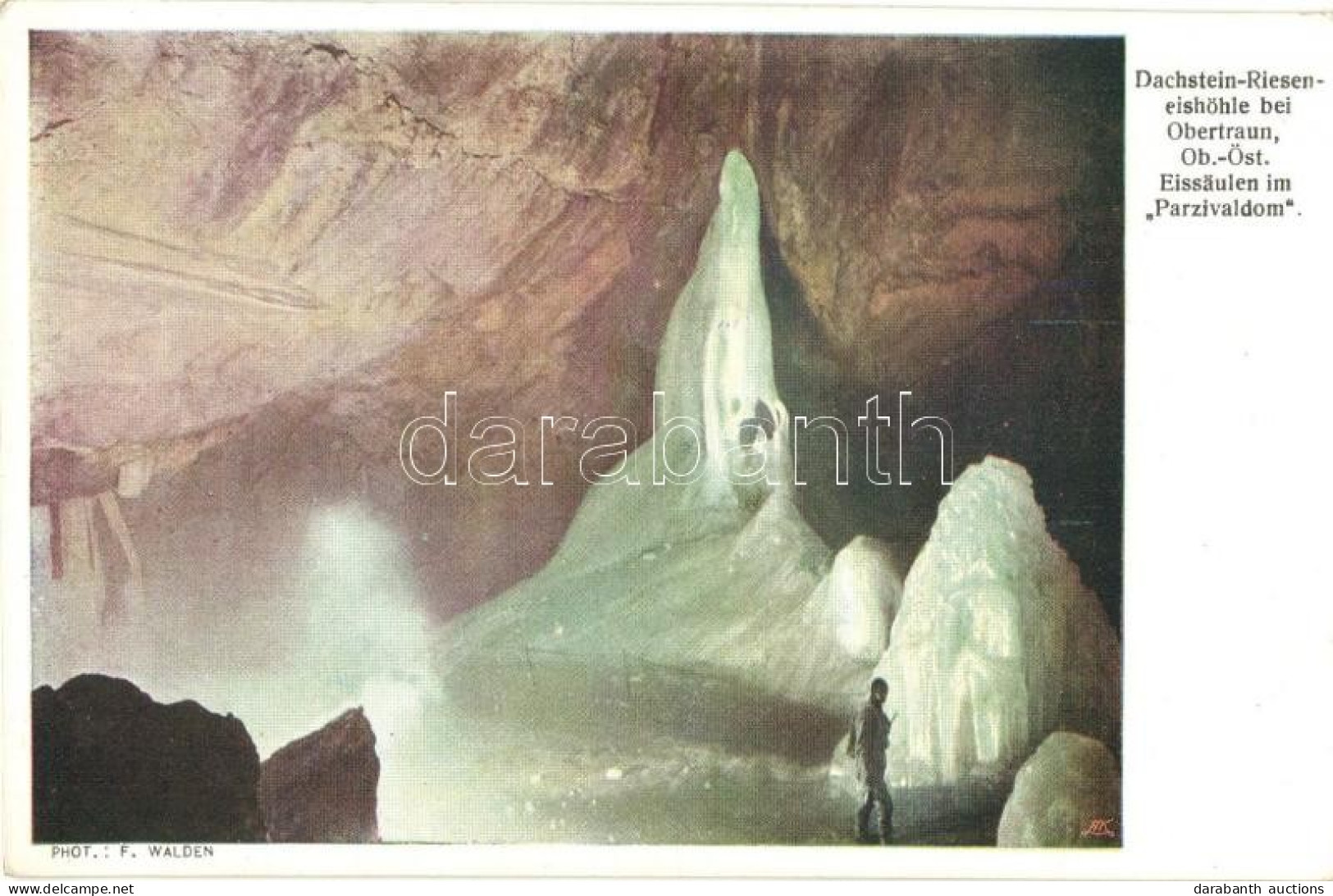 * T2 Dachstein-Rieseneishöhle Bei Obertraun, Parzivaldom / Ice Cave With Ice Pillars - Ohne Zuordnung