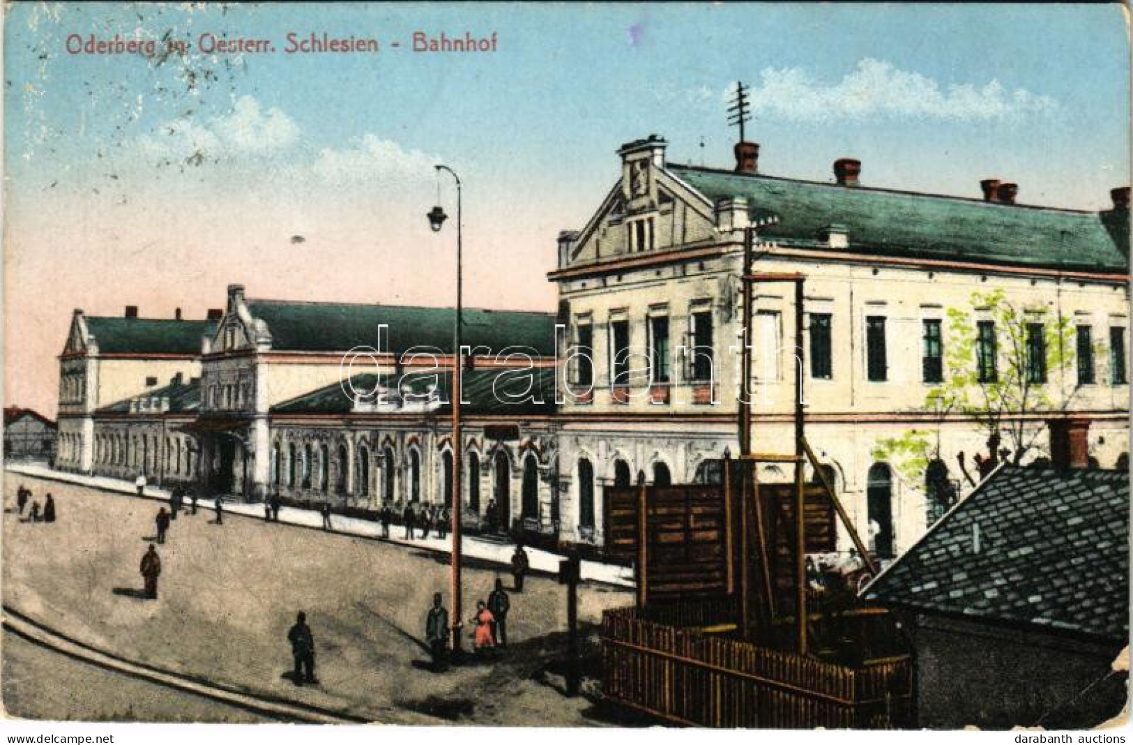 * T3 1916 Bohumín, Oderberg; Bahnhof / Railway Station + "K.u.k. Zensur" (fl) - Ohne Zuordnung