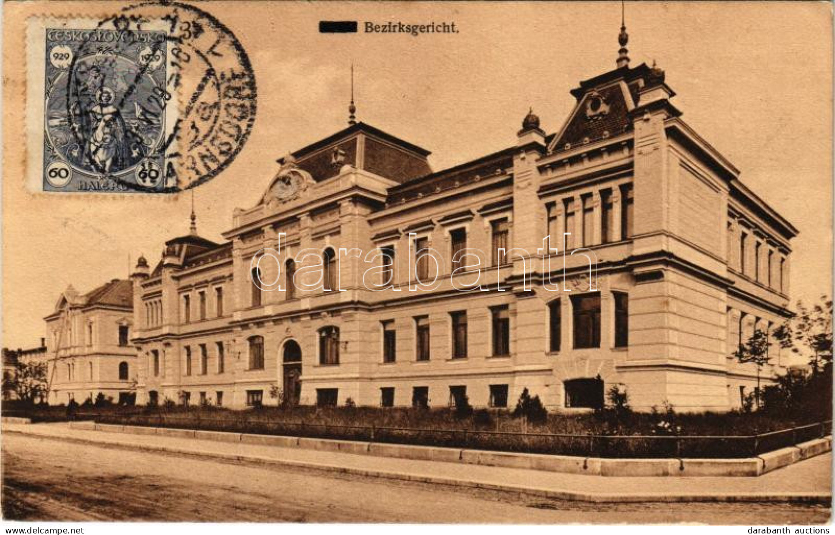 T3 1929 Varnsdorf, Warnsdorf; Bezirksgericht / District Court (EB) - Non Classés