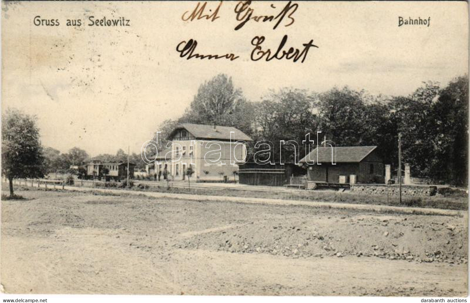 T2/T3 1909 Zidlochovice, Groß Seelowitz, Gross Seelowitz; Bahnhof. Verlag Josef Istl / Railway Station, Locomotive, Trai - Zonder Classificatie