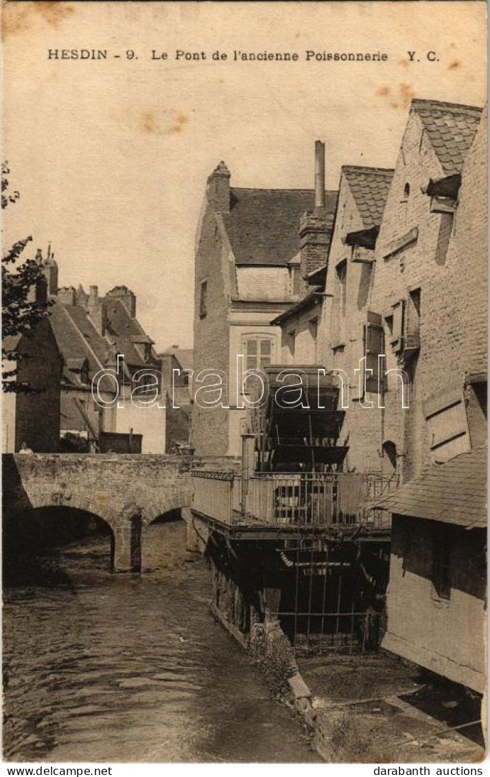 T2/T3 Hesdin, Le Pont De L'ancienne Poissonnerie / Bridge, Watermill (fl) - Unclassified