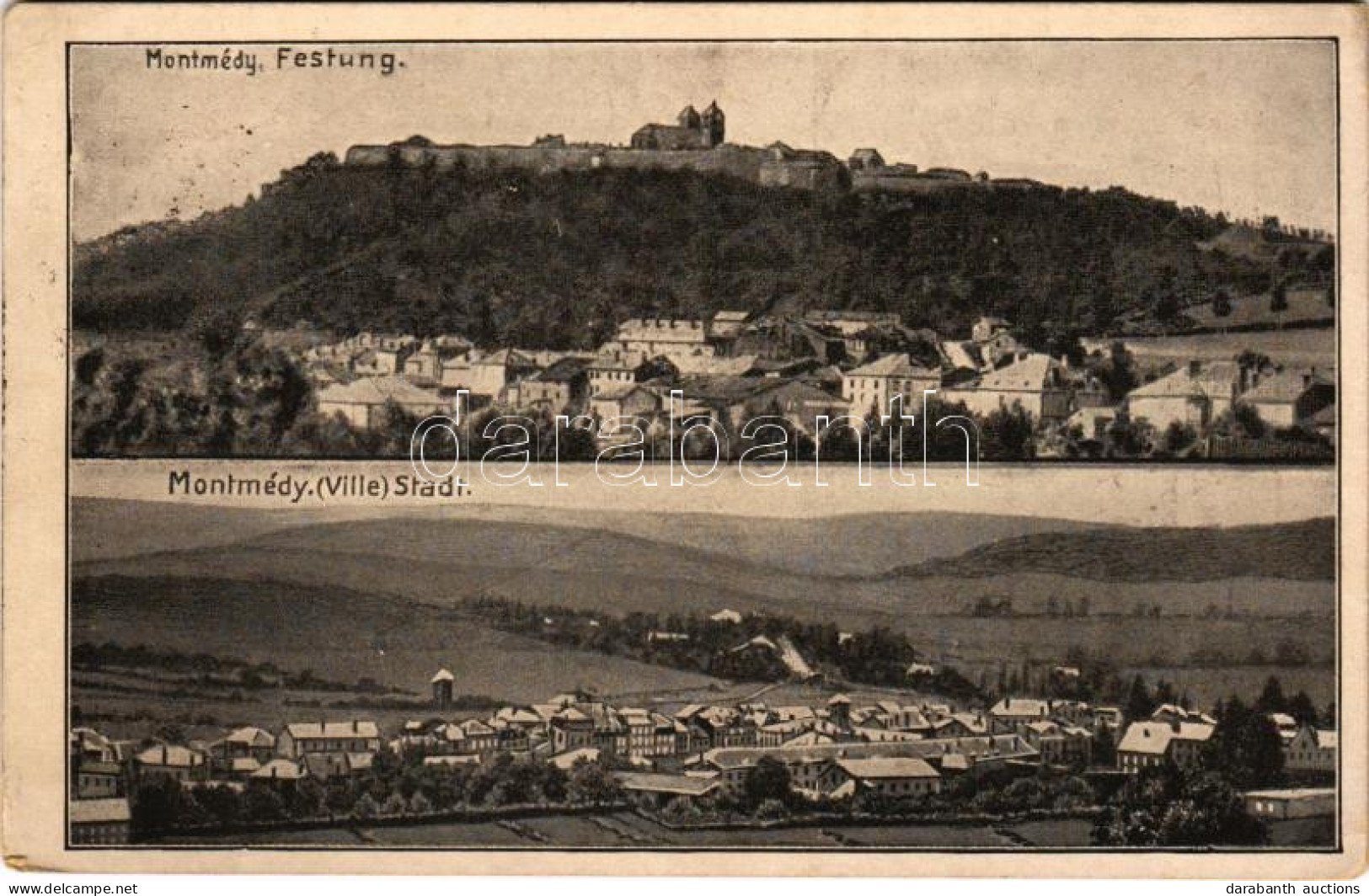 T2/T3 1920 Montmédy, Festung, Stadt / Fortress, General View (EK) - Ohne Zuordnung