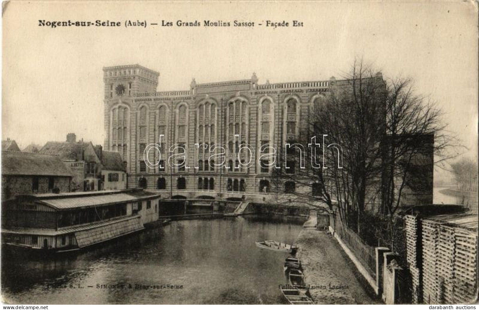 * T2 Nogent-sur-Seine, Les Grands Moulins Sassot, Facade Est / Watermill - Non Classificati