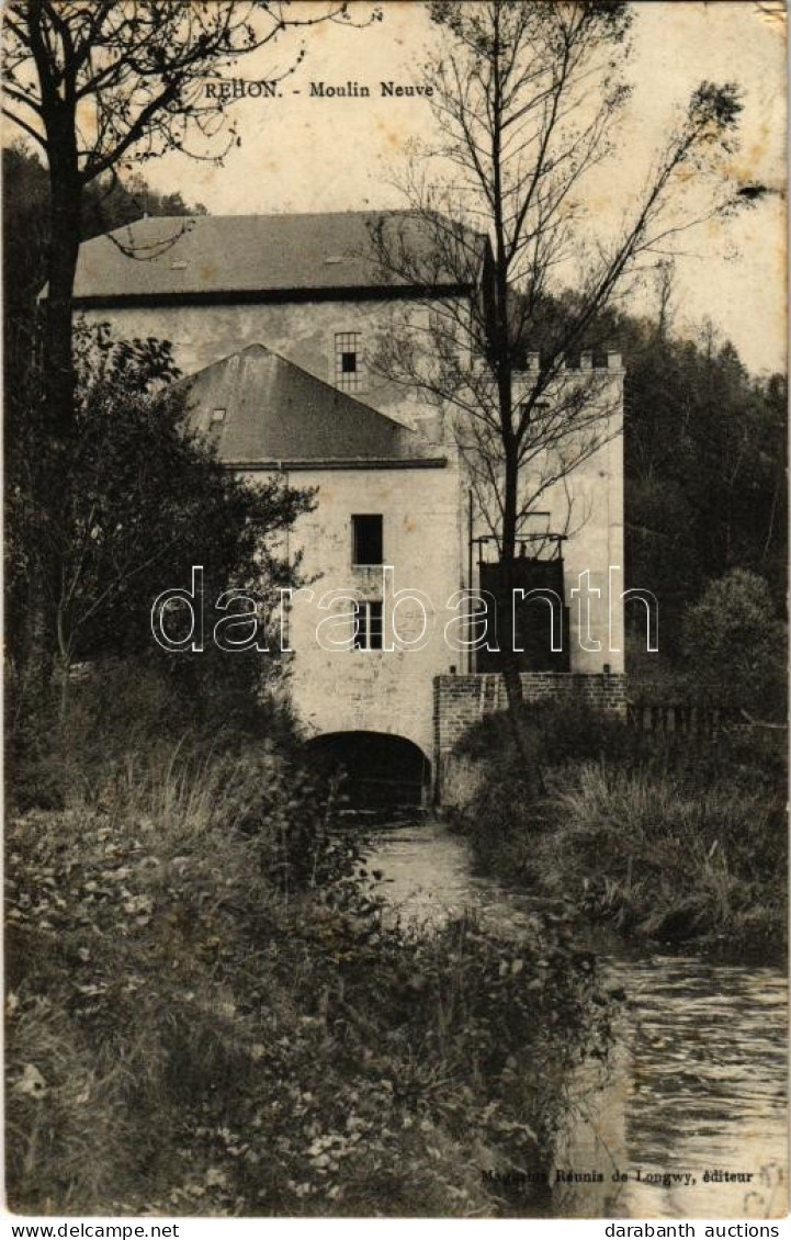 T2/T3 1909 Réhon, Moulin Neuve / Watermill (fl) - Non Classificati