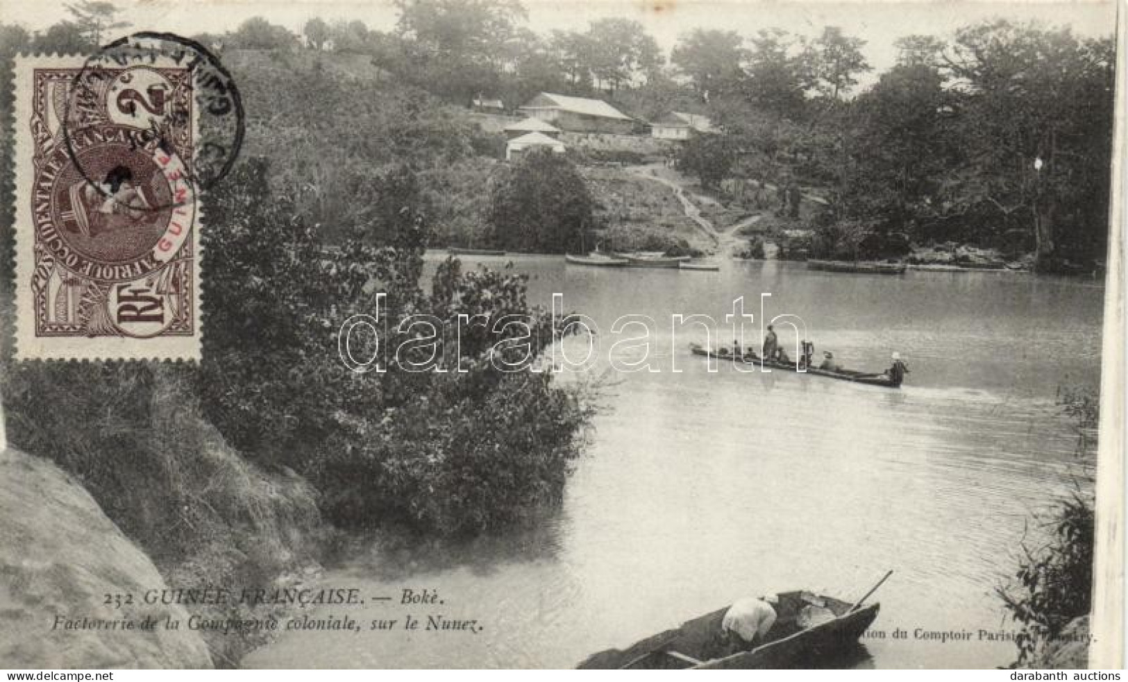 * T2 Boké, Factorerie De La Compagnie Coloniale, Sur Le Nunez / River, Factory - Non Classés