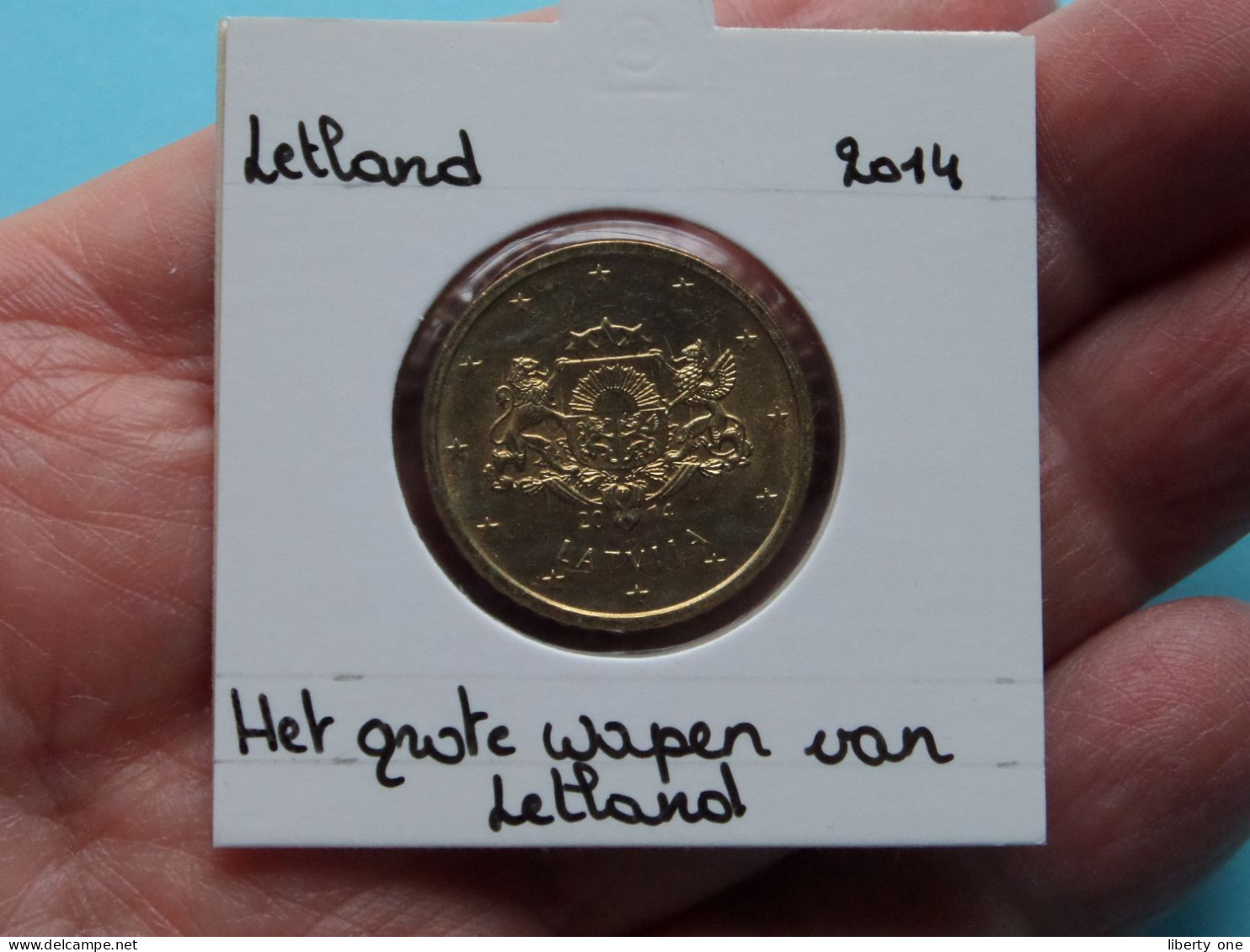 2014 - 50 Eurocent >> Het Grote Wapen Van LETLAND ( Zie / Voir / See > DETAIL > SCANS ) LETLAND ! - Lettonie