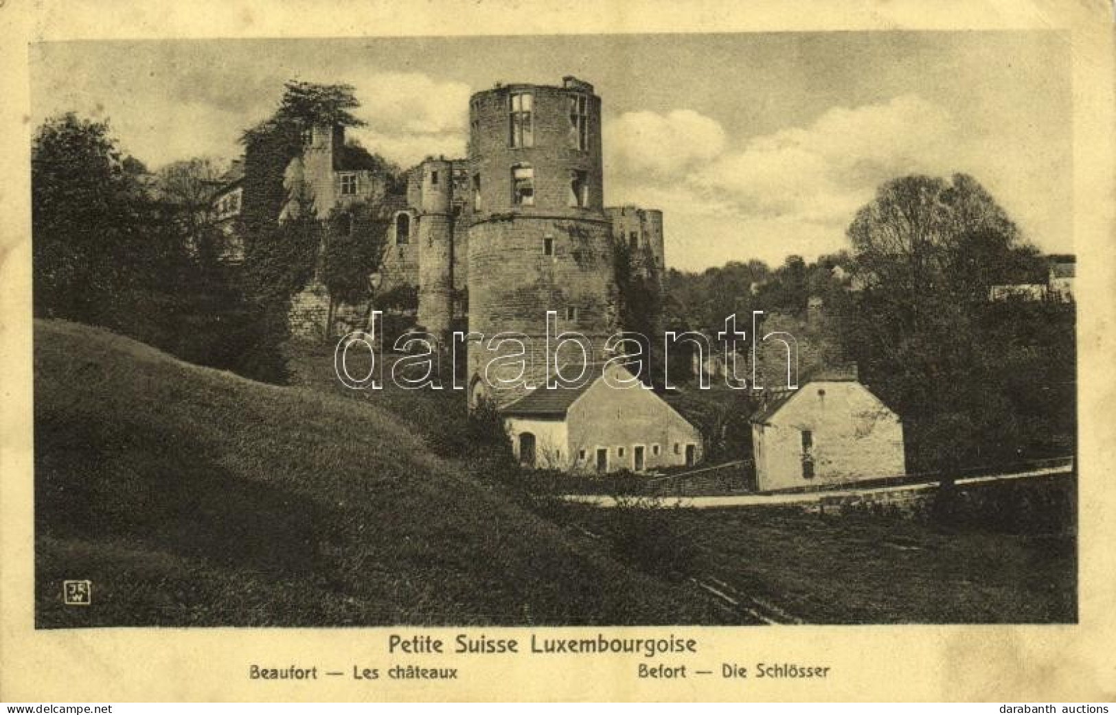 T2/T3 1912 Beaufort, Befort; Petite Suisse Luxembourgoise, Les Chateaux / Castle (EK) - Sin Clasificación