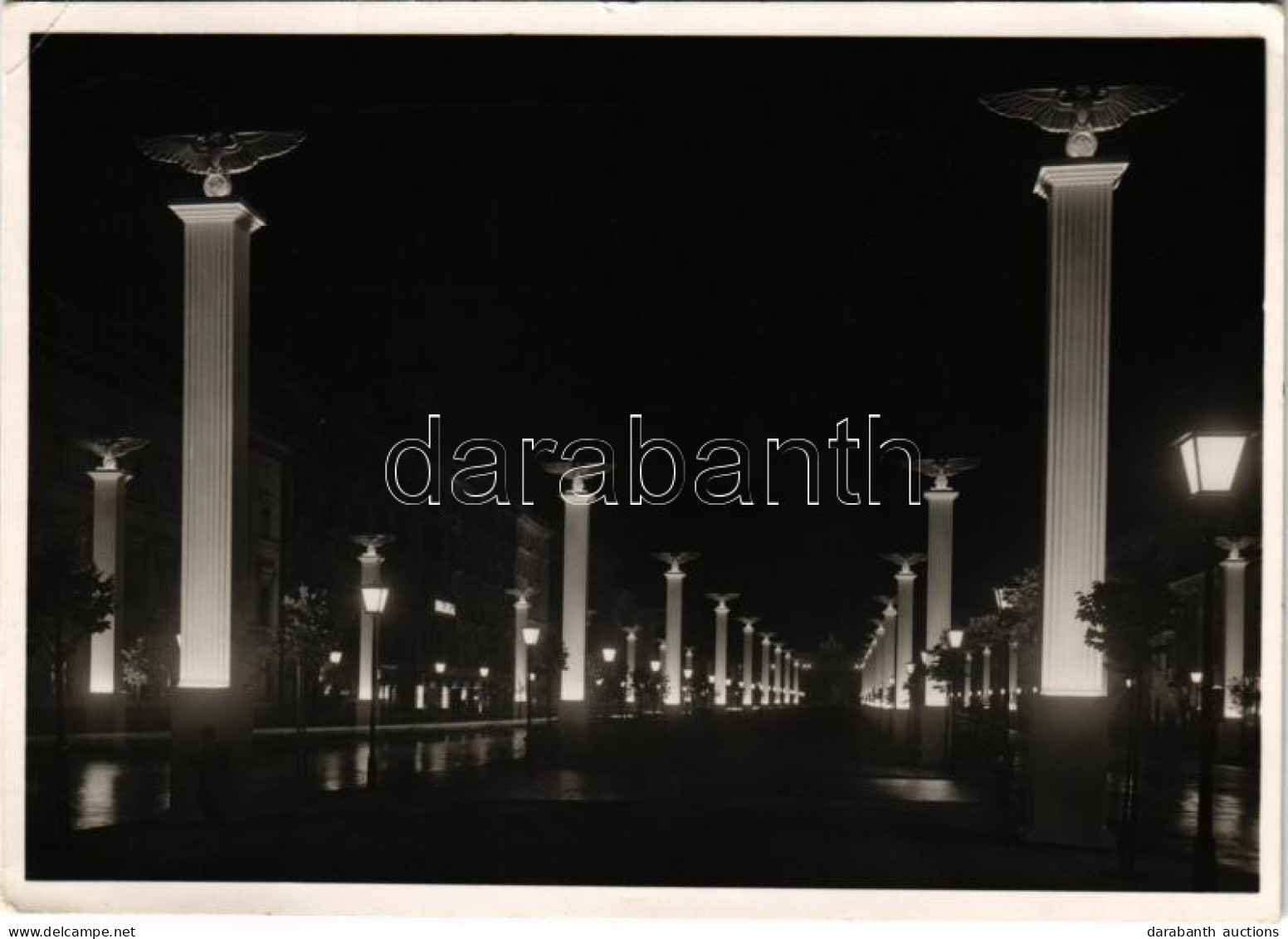 T2/T3 1939 Berlin Im Festschmuck Bei Nacht, Unter Den Linden / German Nazi Propaganda (EK) - Non Classificati