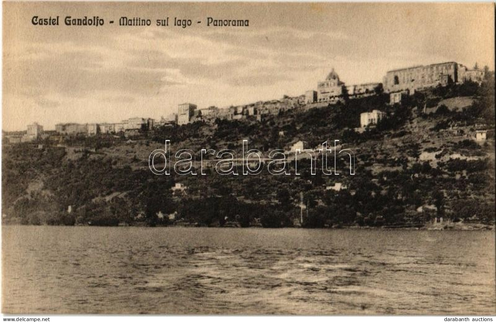 ** T2 Castel Gandolfo, Mattino Sul Lago, Panorama / Lake, General View - Zonder Classificatie