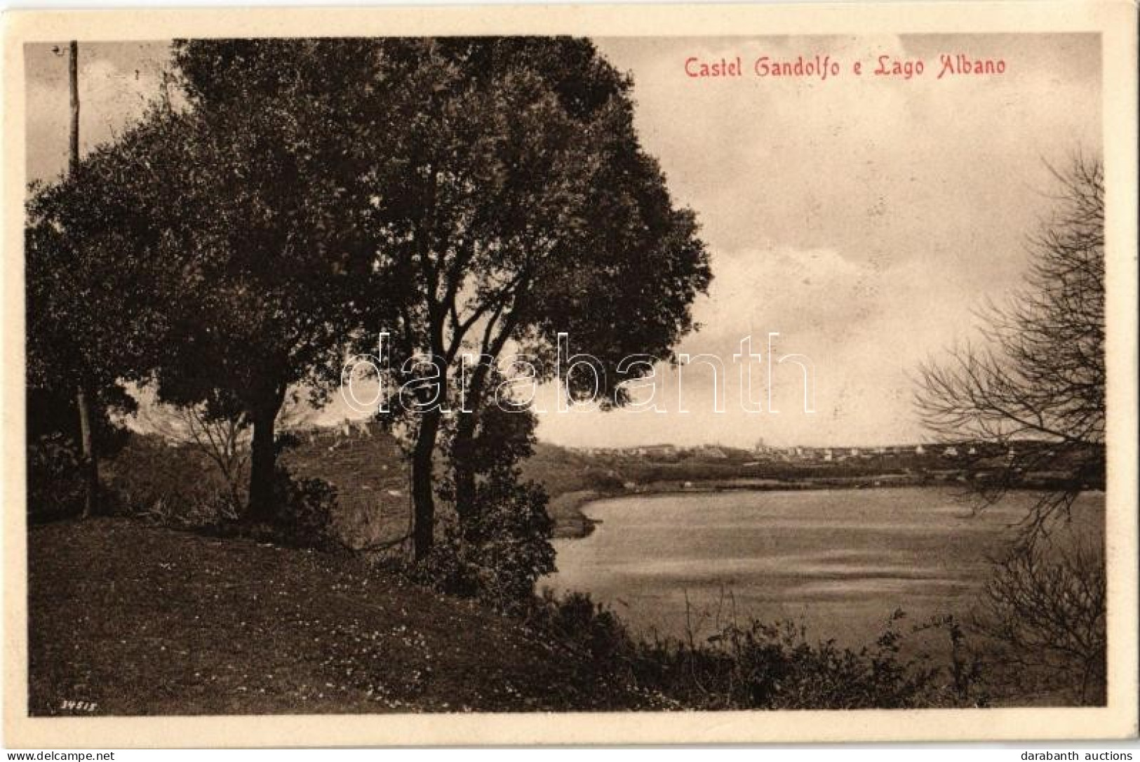 ** T2 Castel Gandolfo, Lago Albano / Lake - Non Classificati