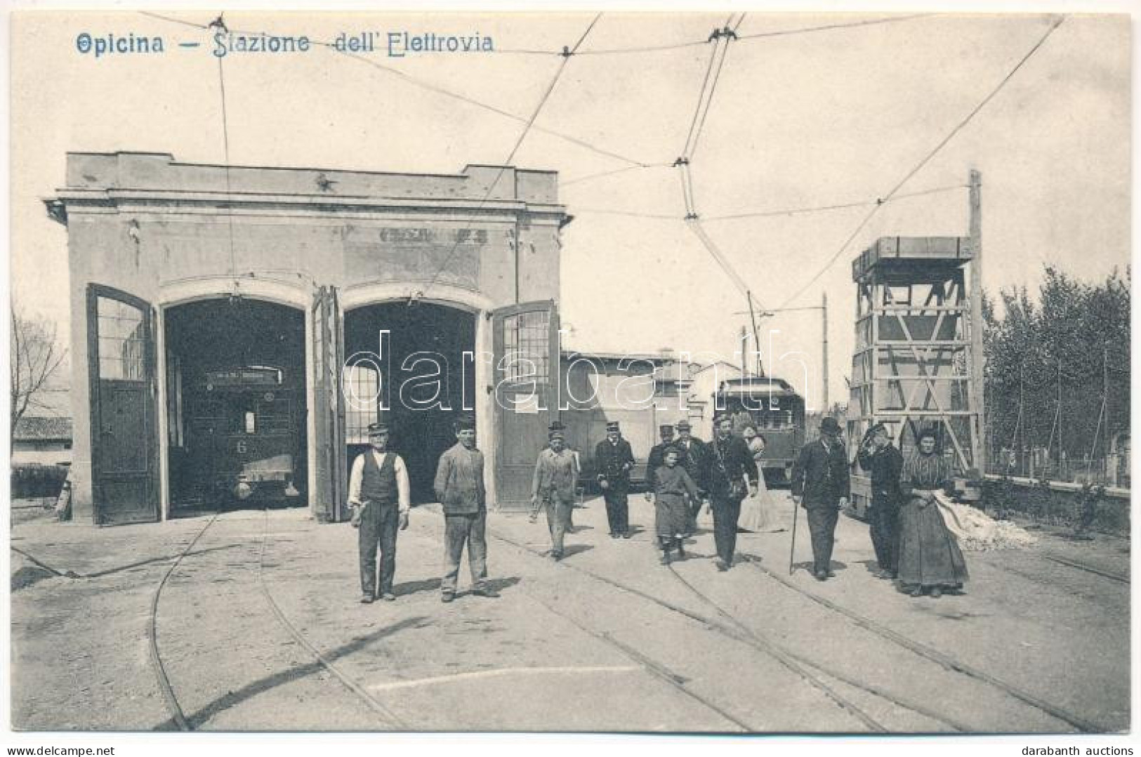 ** T2/T3 Opicina, Opcina (Trieste); Stazione Dell'Elettrovia / Electric Railway, Tramway Station (EK) - Non Classés