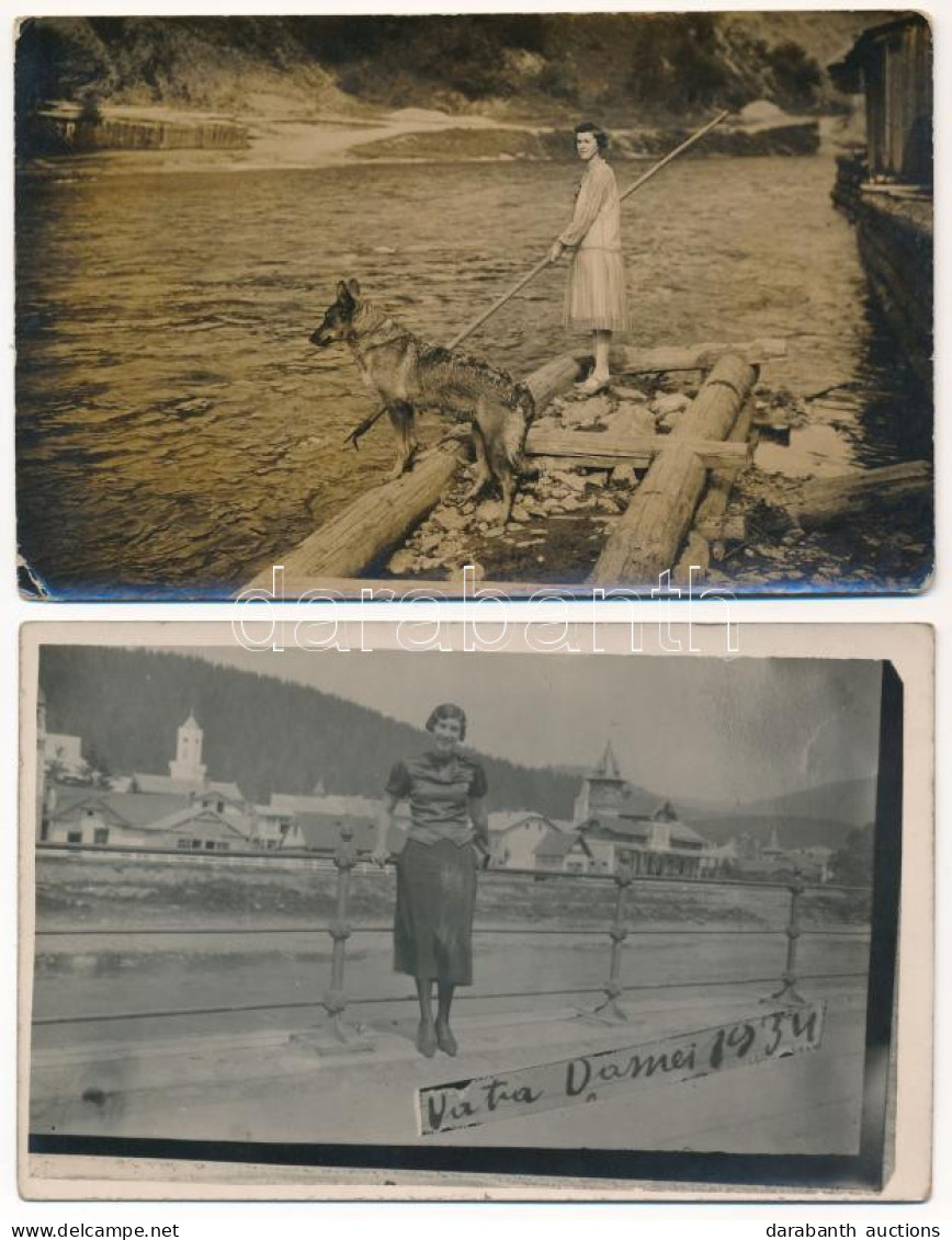 **, * Vatra Dornei, Dornavátra, Bad Dorna-Watra (Bukovina, Bukowina); - 4 Db Régi Fotó Képeslap / 4 Pre-1945 Photo Postc - Non Classificati