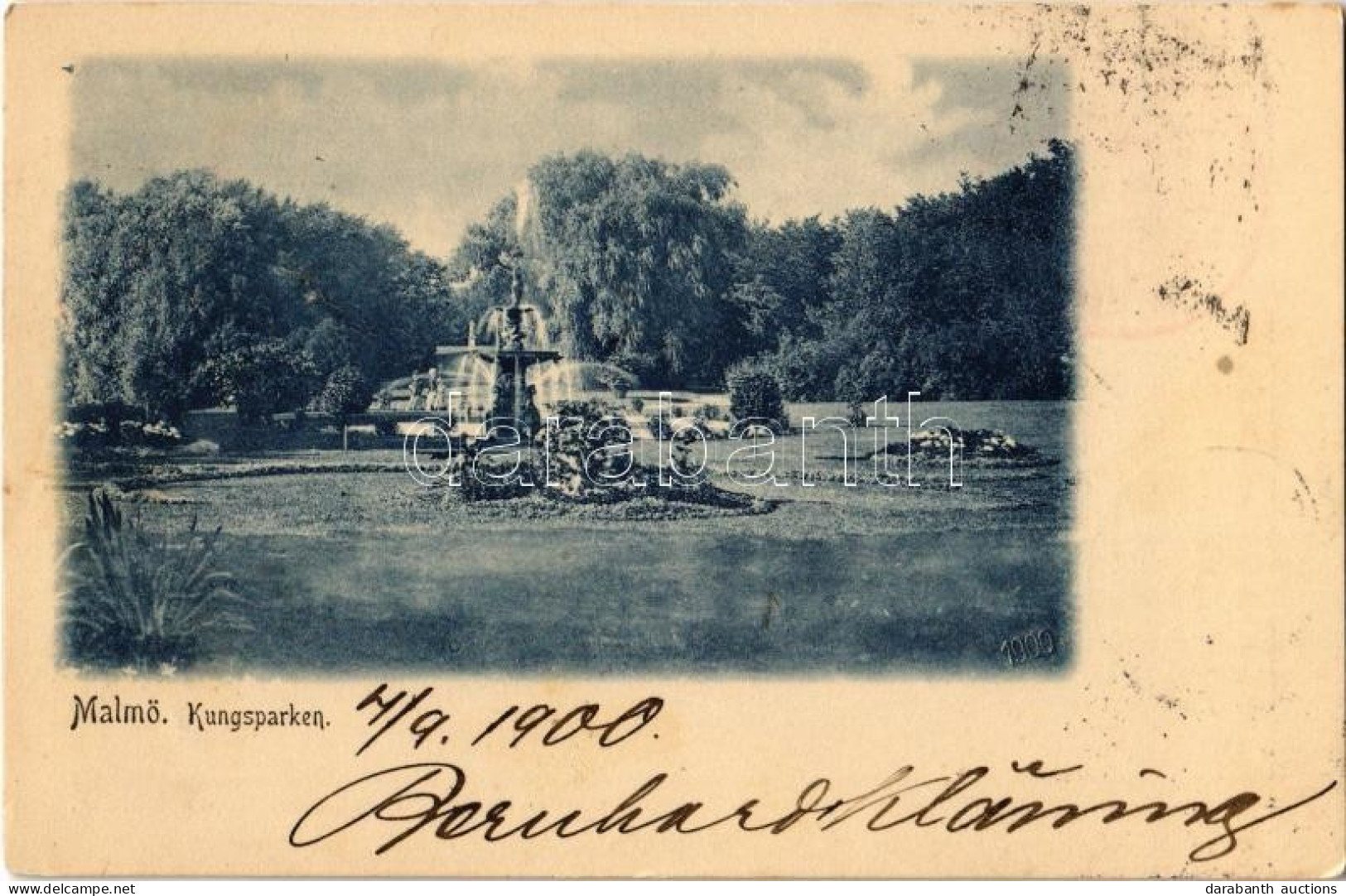 T2 1900 Malmö, Kungsparken / Park, Fountain - Ohne Zuordnung