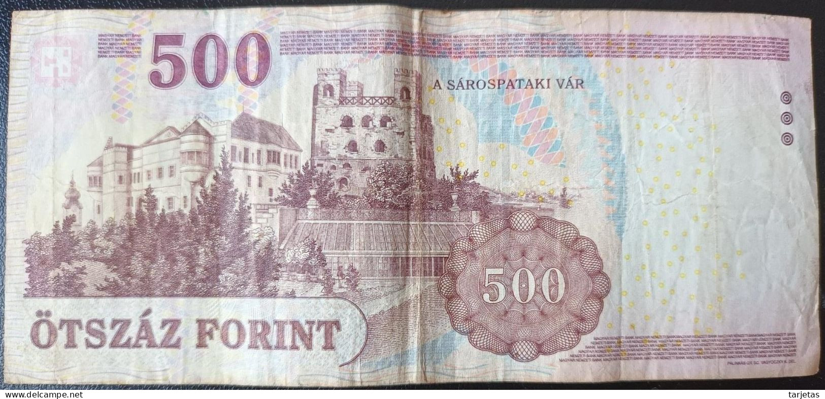 BILLETE DE HUNGRIA DE 500 FORINT DEL AÑO 2012 (BANKNOTE) - Hongrie