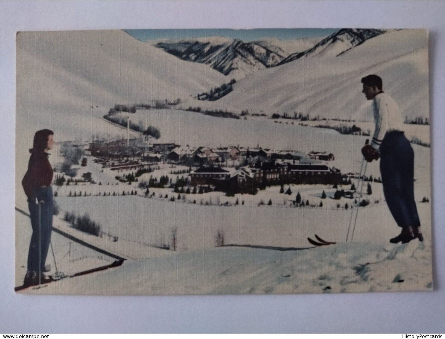 Winter At Sun Valley, Idaho, Union Pacific Railroad, 1940's - Esslingen