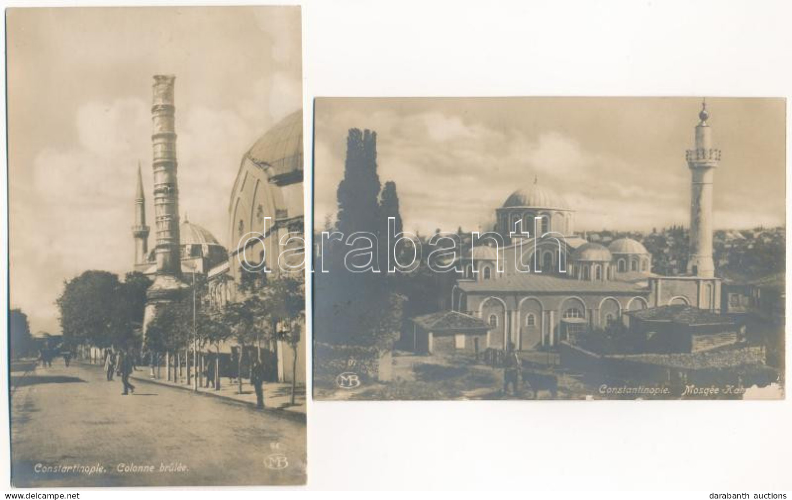 ** Constantinople, Istanbul; - 2 Pre-1945 Postcards - Unclassified