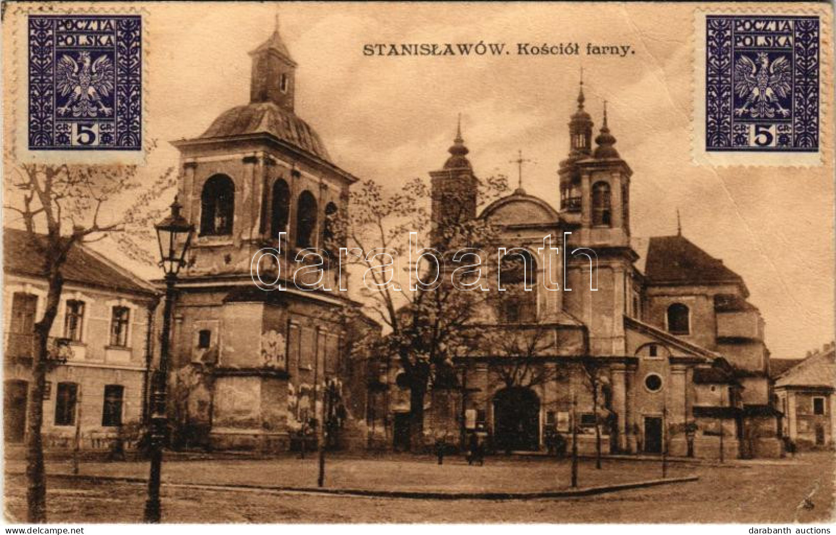 T3 1929 Ivano-Frankivsk, Stanislawów, Stanislau; Kosciól Farny / Church (fa) - Zonder Classificatie