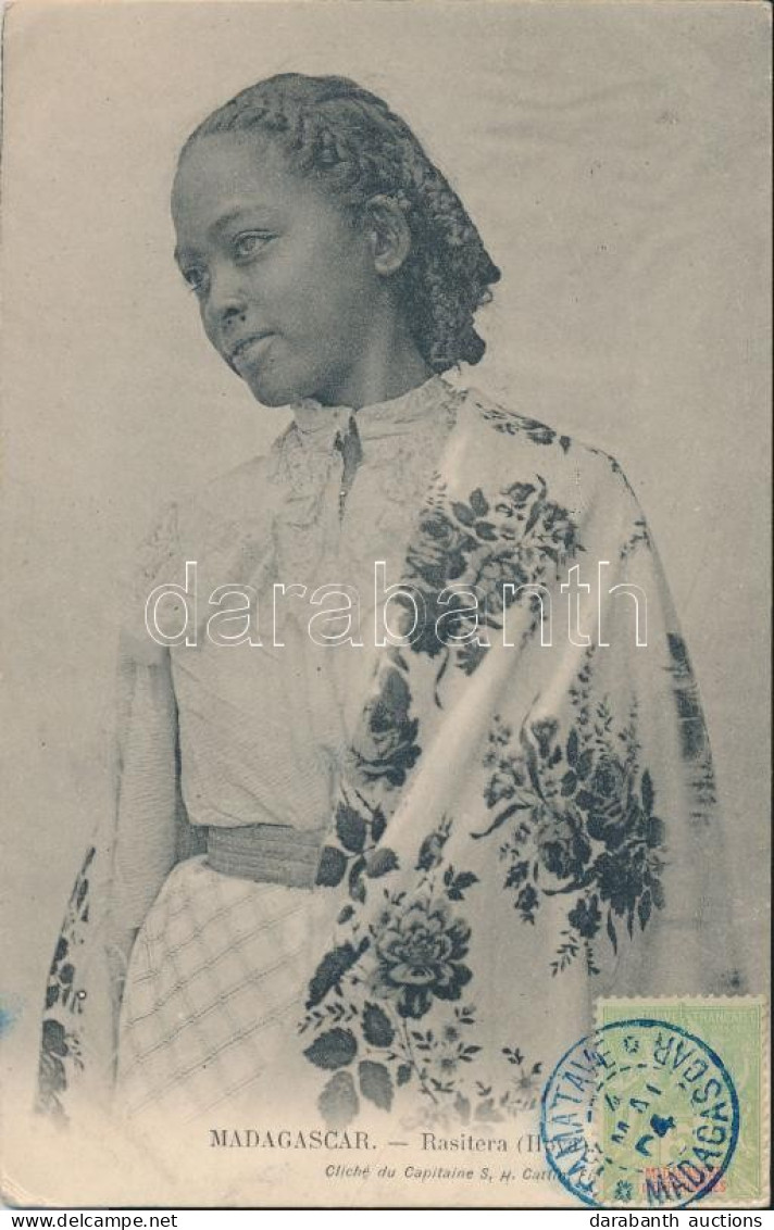 T2 1904 Rasitera Woman, Madagascar Folklore. TCV Card - Ohne Zuordnung