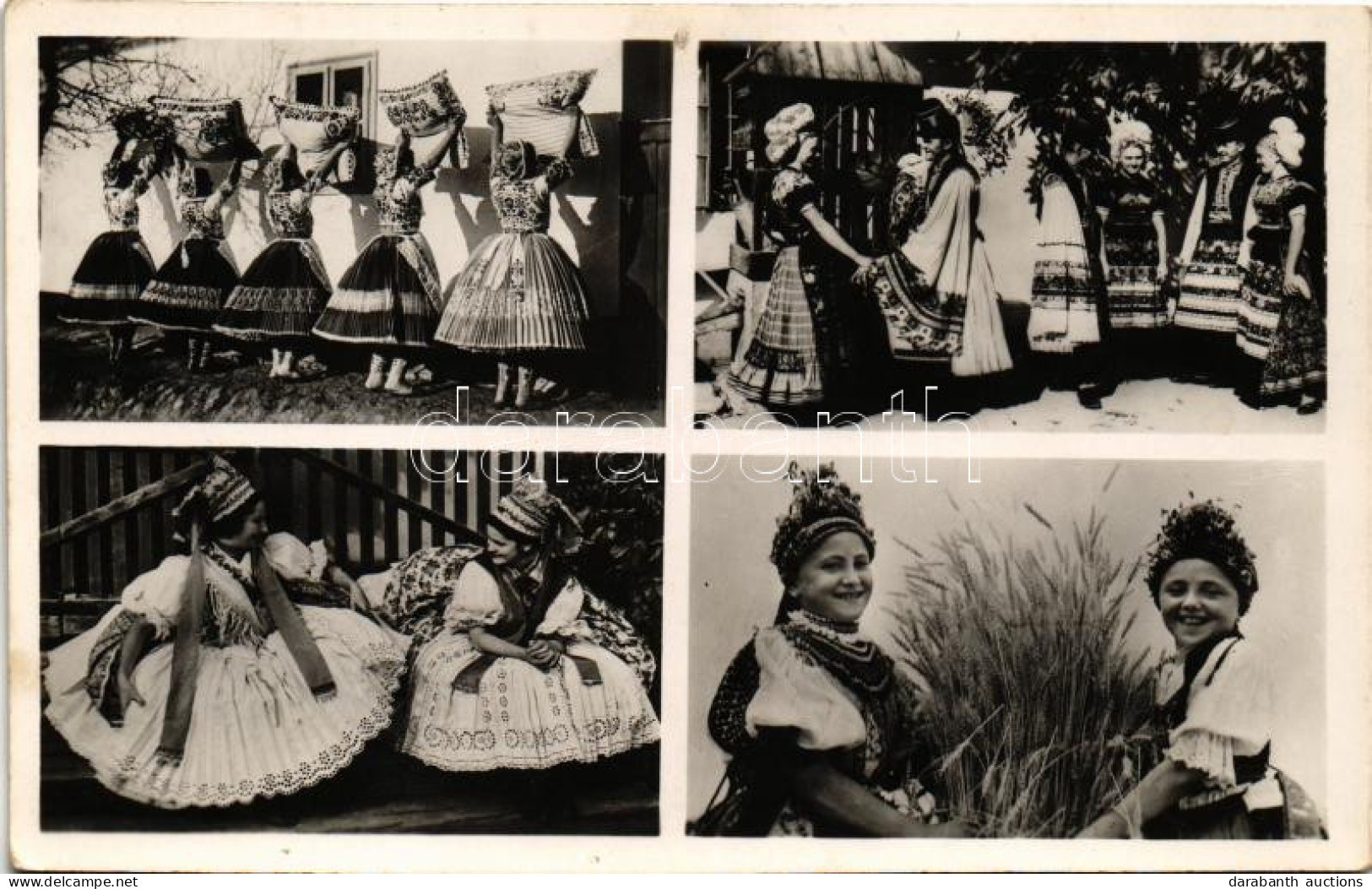 T2 1940 Néprajzi Felvételek, ünnepi Ruhák / Hungarian Folklore - Non Classés