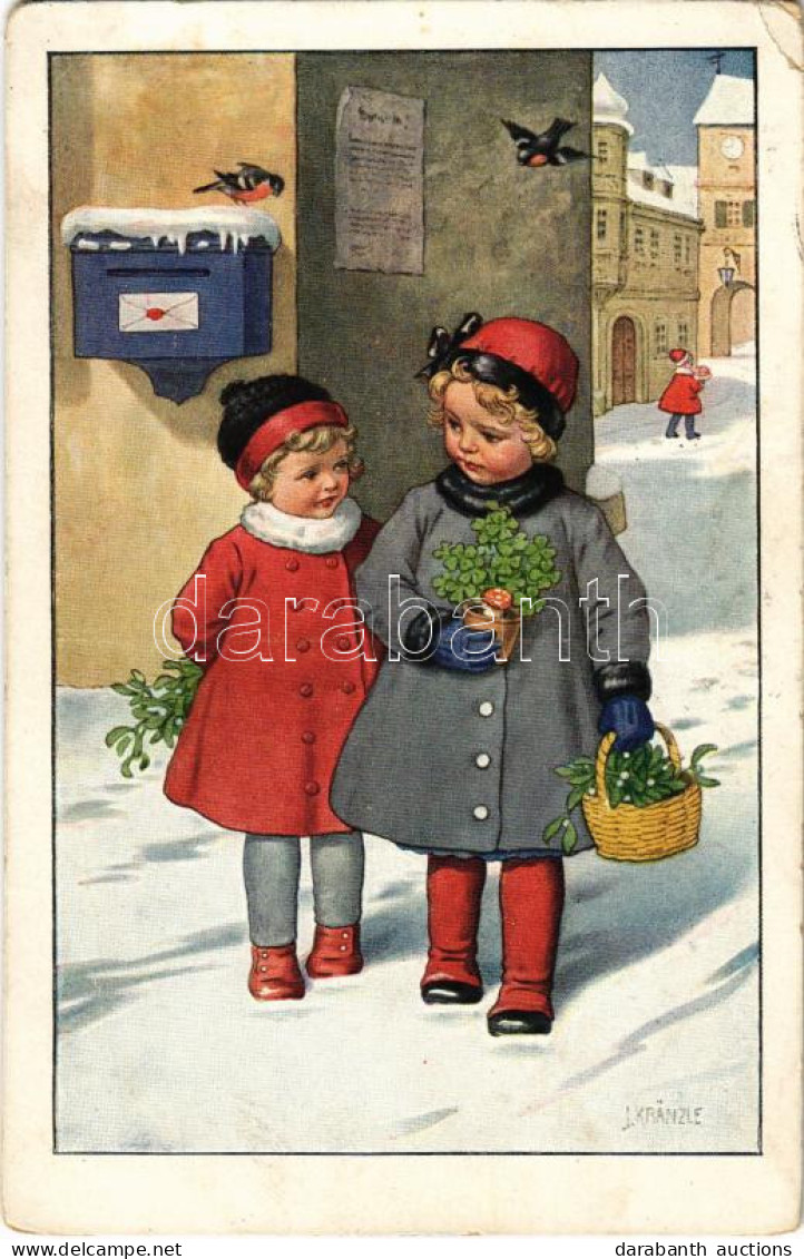 T2/T3 1931 Gyerek Újévkor / Children New Year Greeting S: Kränzle (EK) - Non Classés