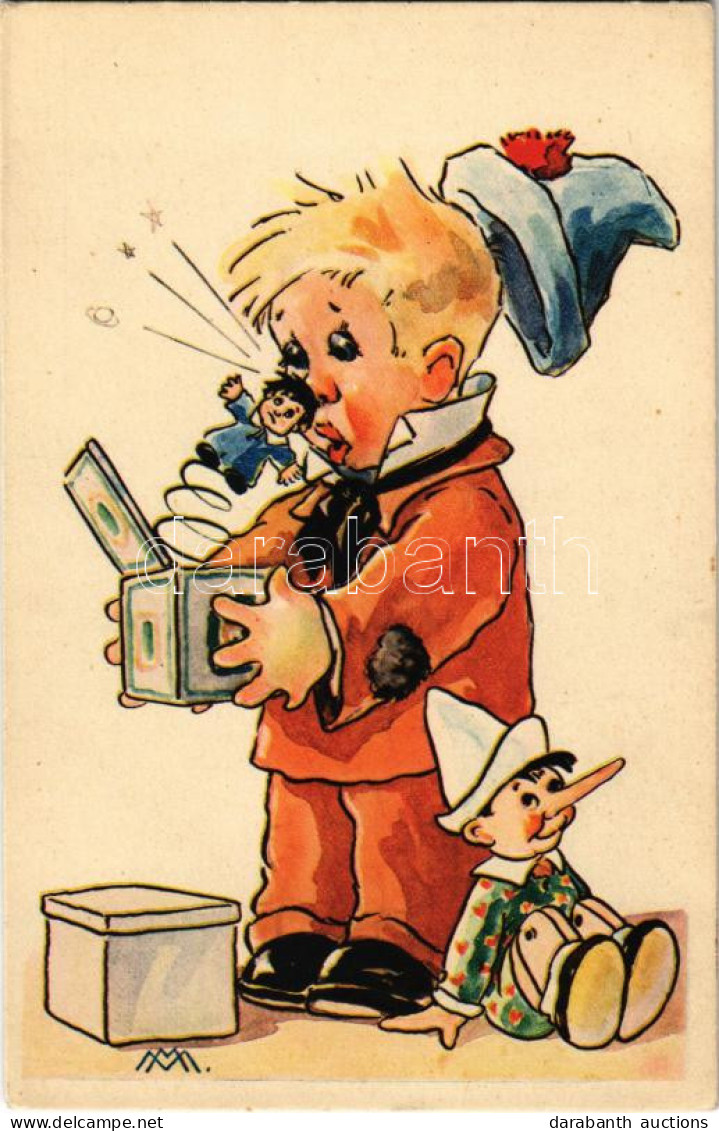 ** T2/T3 Children Art Postcard, Humour, Toys (EK) - Unclassified