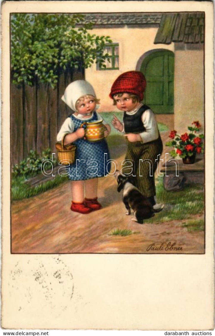 T2 1930 Gyerekek / Children. A.R. No. 1448. Litho S: Pauli Ebner - Unclassified