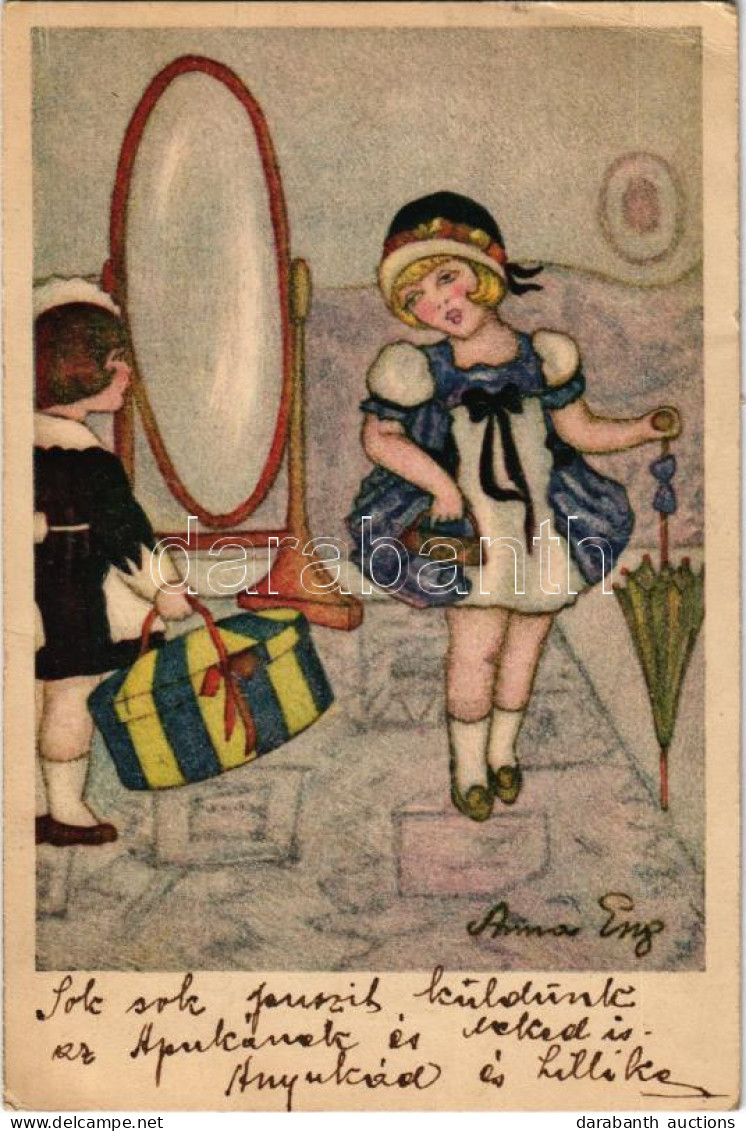 T2/T3 Children Art Postcard. B.K.W.I. 238-1. S: Anna Eng (EK) - Non Classés