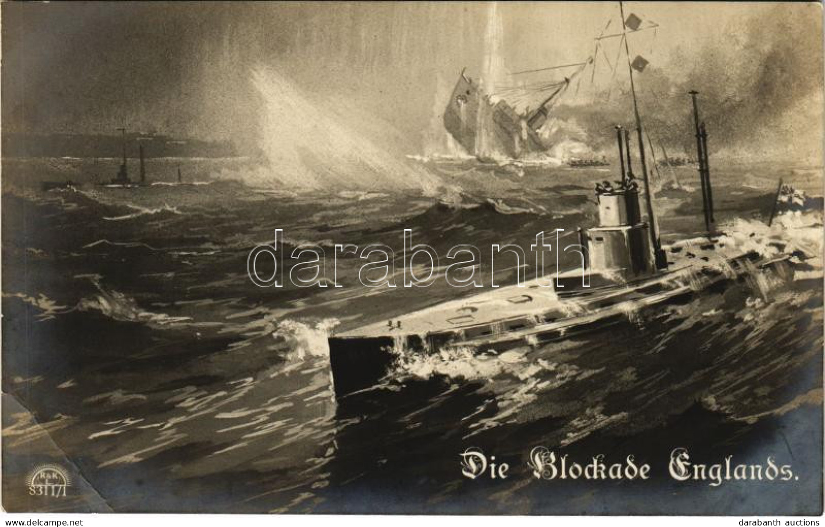 ** T2/T3 Die Blockade Englands. Kaiserliche Marine / German Naval Battle (EB) - Non Classificati