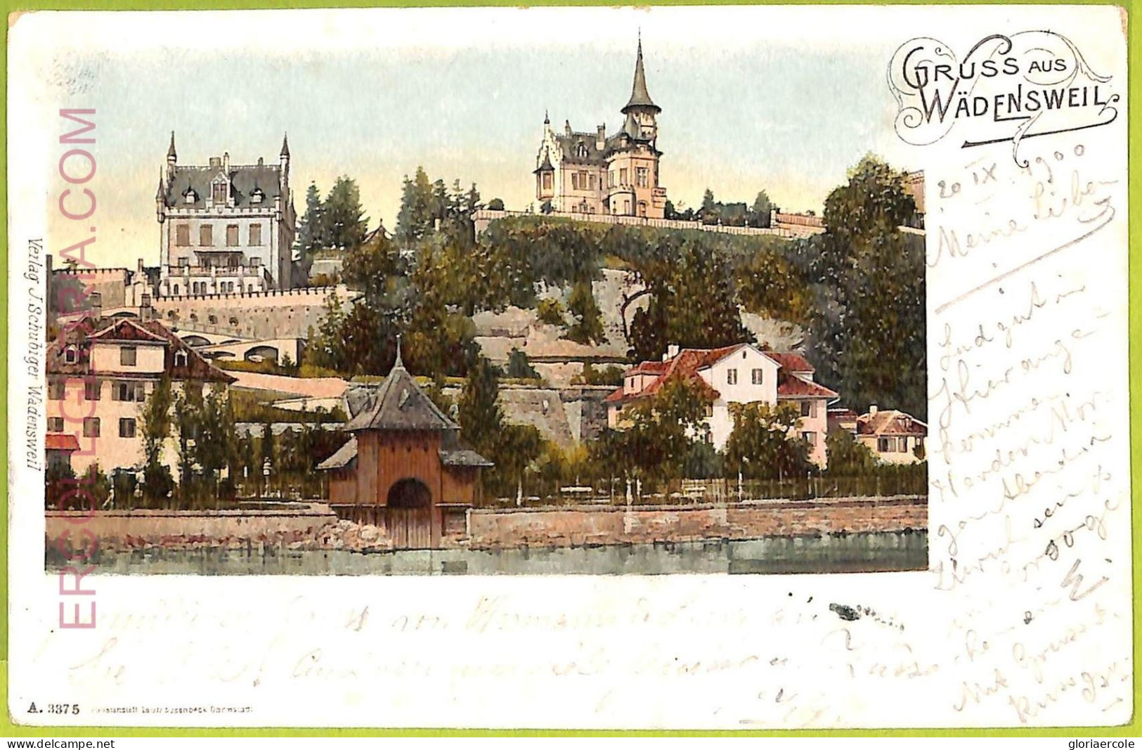 Ad5339 - SWITZERLAND - Ansichtskarten VINTAGE POSTCARD-Gruss Aus Wadenswill-1900 - Wil