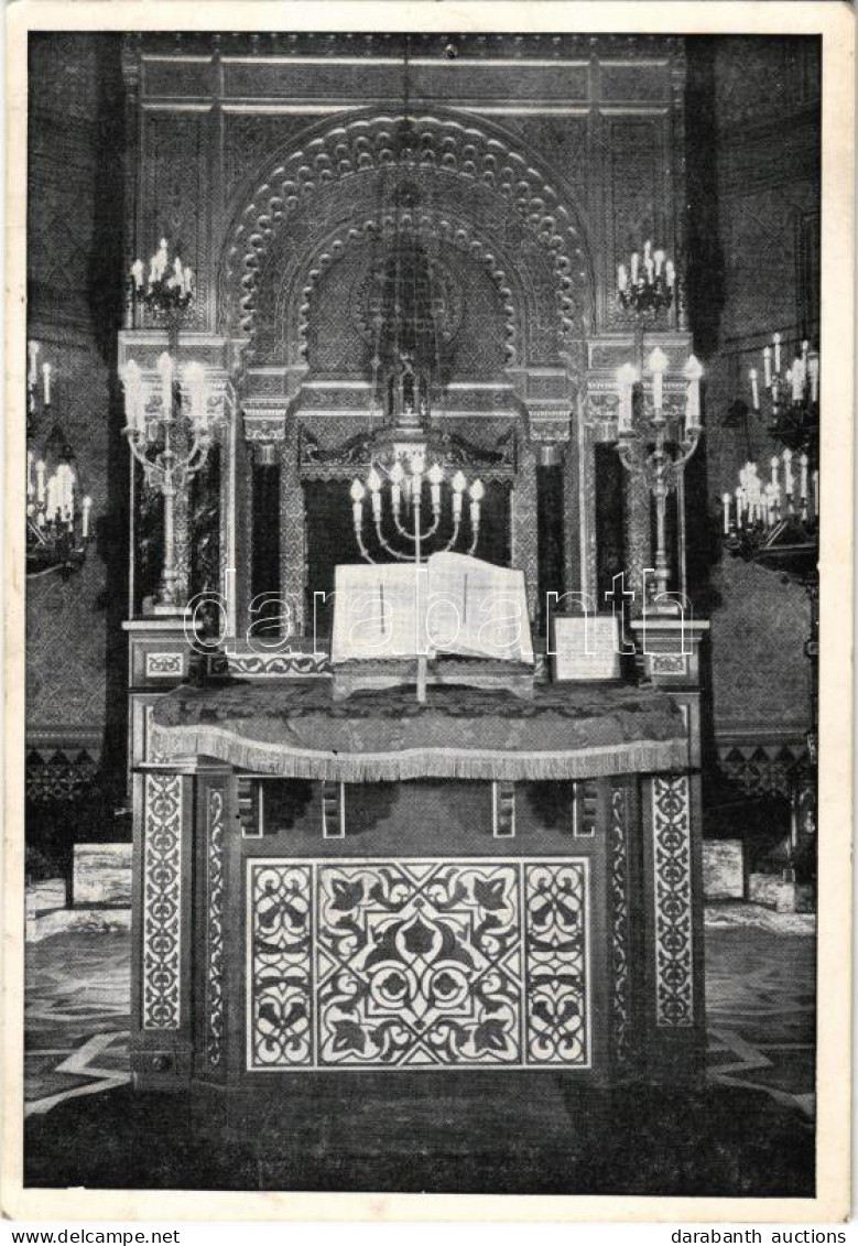 ** T4 Firenze, Il Tempio Israelitico / Le Temple Juif / The Jewish Synagogue, Interior. Constructed In 1882 From Arch. F - Ohne Zuordnung