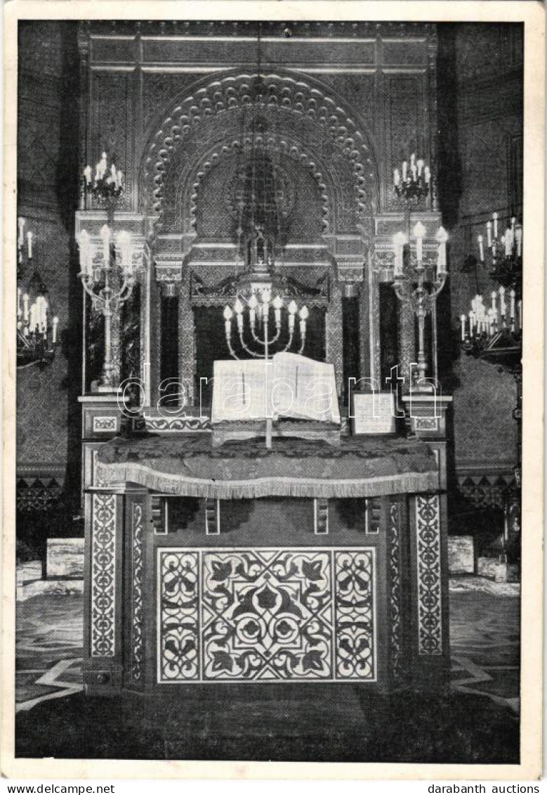 ** T4 Firenze, Il Tempio Israelitico / Le Temple Juif / The Jewish Synagogue, Interior. Constructed In 1882 From Arch. F - Non Classificati