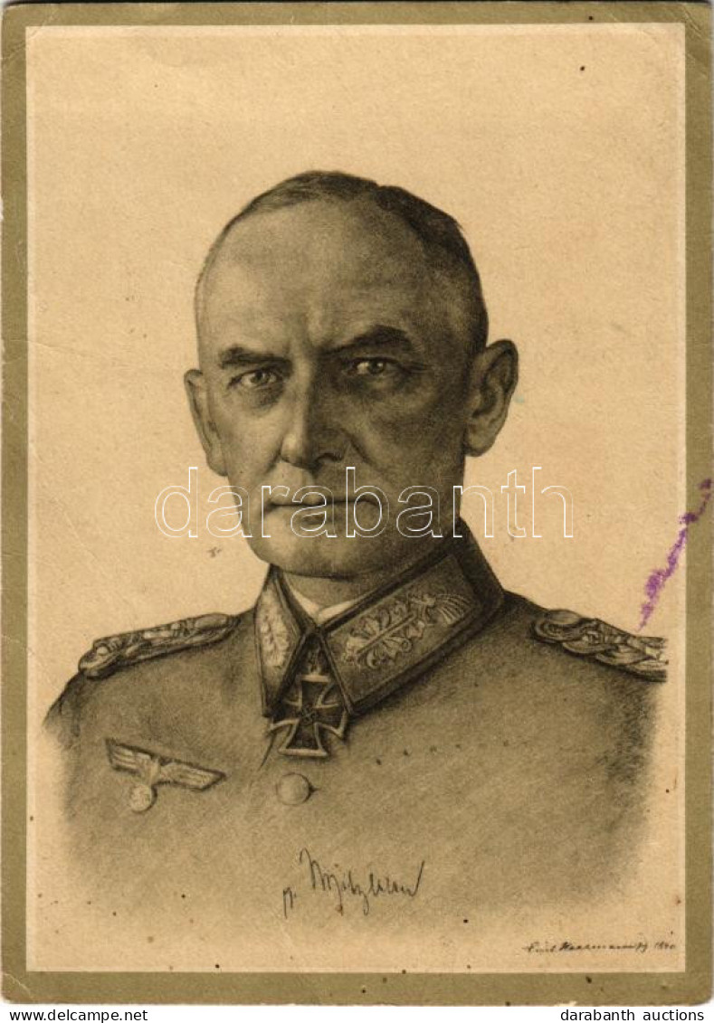 T3/T4 1942 Generalfeldmarschall Von Witzleben. Der Führer Und Seine Generale Des Heeres Bild. 9. (fa) - Sin Clasificación