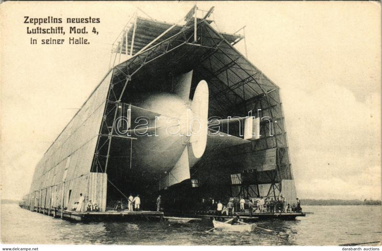 ** T2 Zeppelin Neuestes Luftschiff Mod. 4. In Seiner Halle. K. Schinacher Friedrichshafen No. 79. - Non Classificati