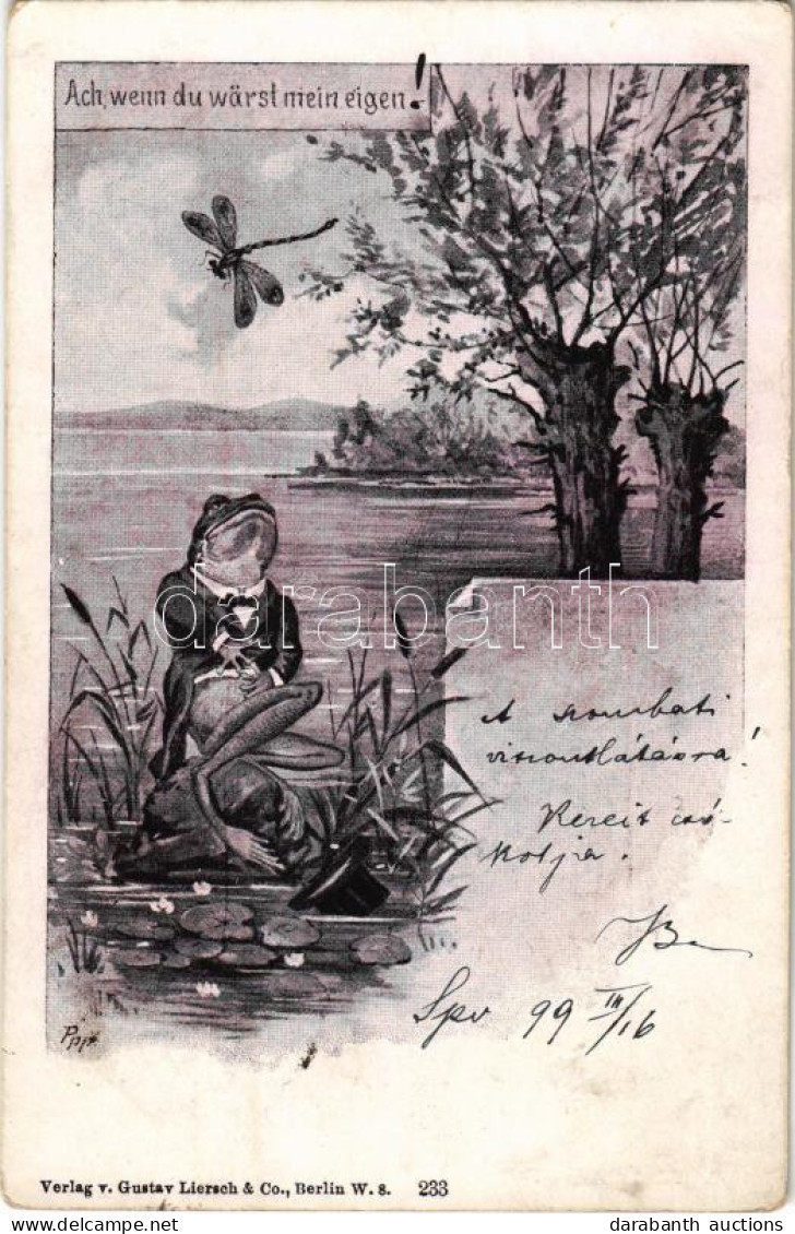 * T2/T3 1899 (Vorläufer) Ach, Wenn Du Wärst Mein Eigen... / Frog. Verlag V. Gustav Liersch & Co. (EK) - Unclassified