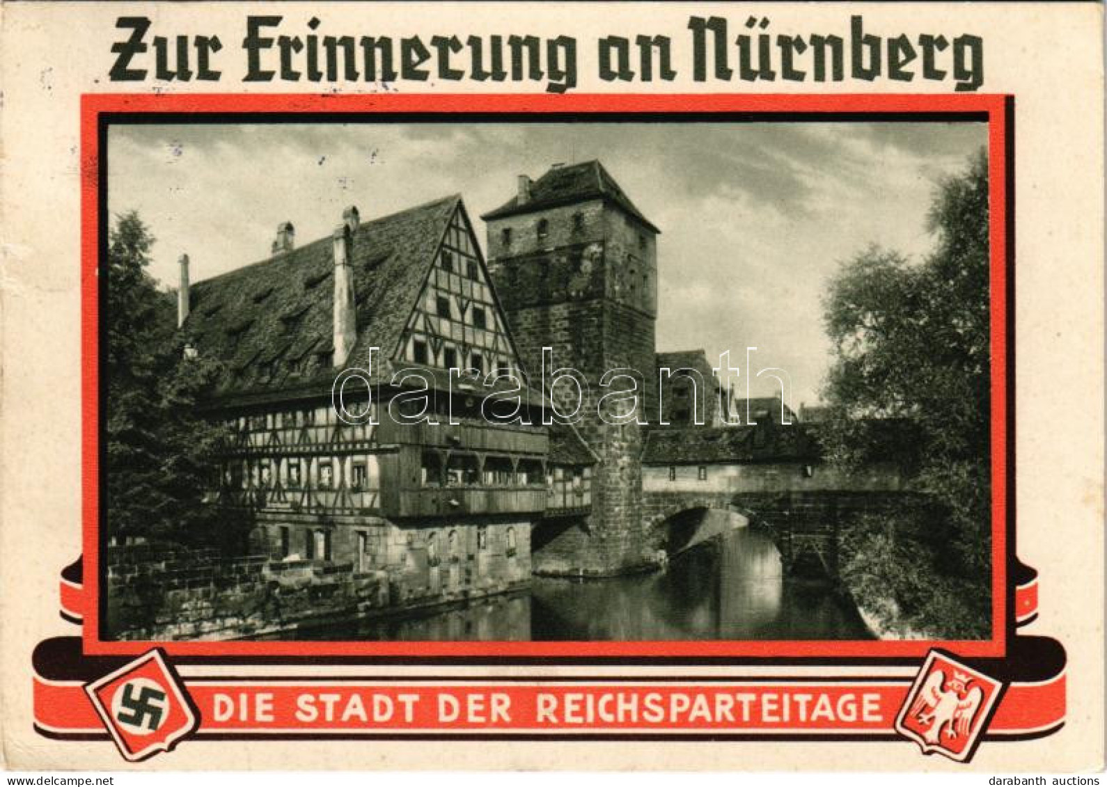 T2/T3 1943 Zur Erinnerung An Nürnberg Die Stadt Der Reichsparteitag / NSDAP German Nazi Party Propaganda, Nuremberg Rall - Sin Clasificación