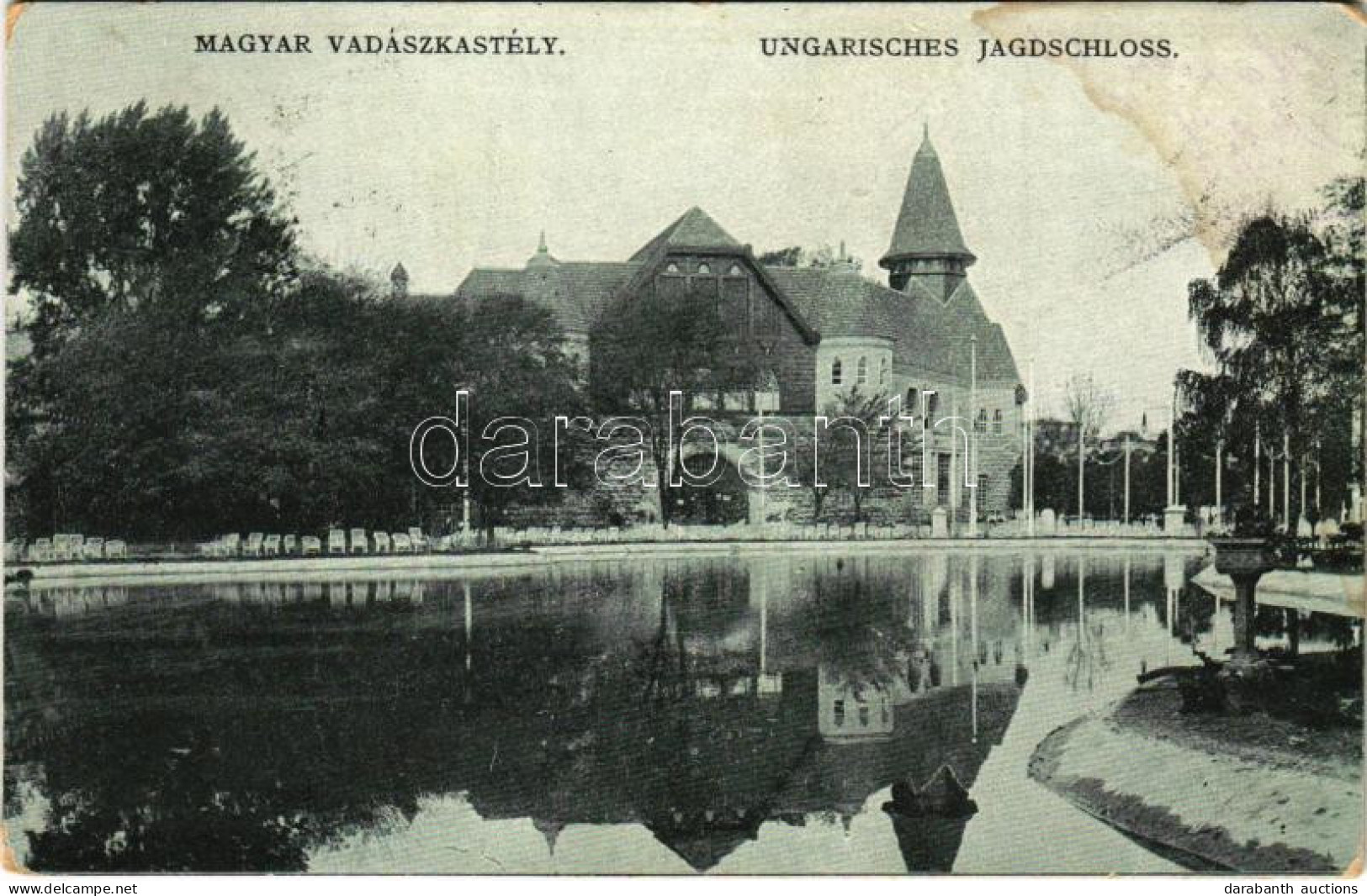 T3 1910 Wien, Erste Internationale Jagdausstellung. Ungarisches Jagdschloss / Magyar Vadászkastély A Bécsi Első Nemzetkö - Unclassified