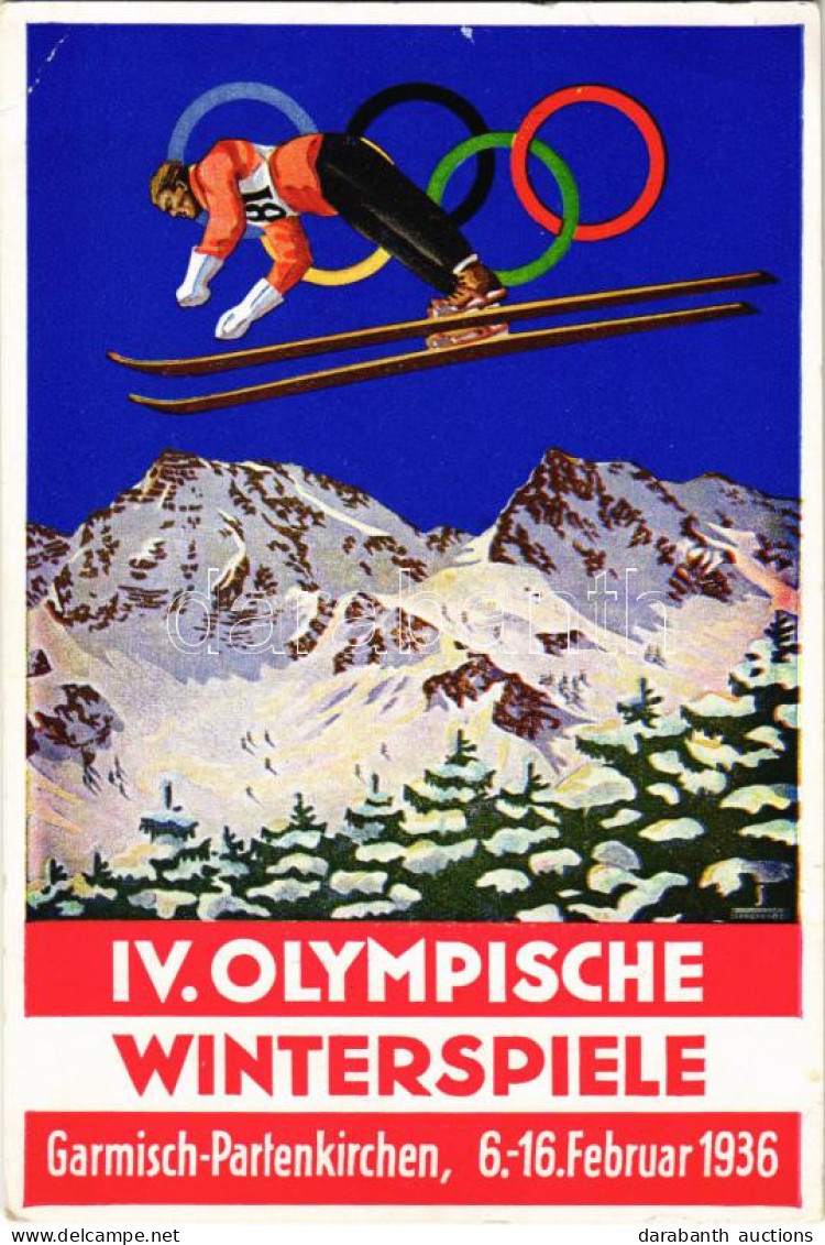 ** T2/T3 1936 Garmisch-Partenkirchen IV. Olympische Winterspiele / 1936. évi Téli Olimpiai Játékok / Winter Olympics In  - Unclassified