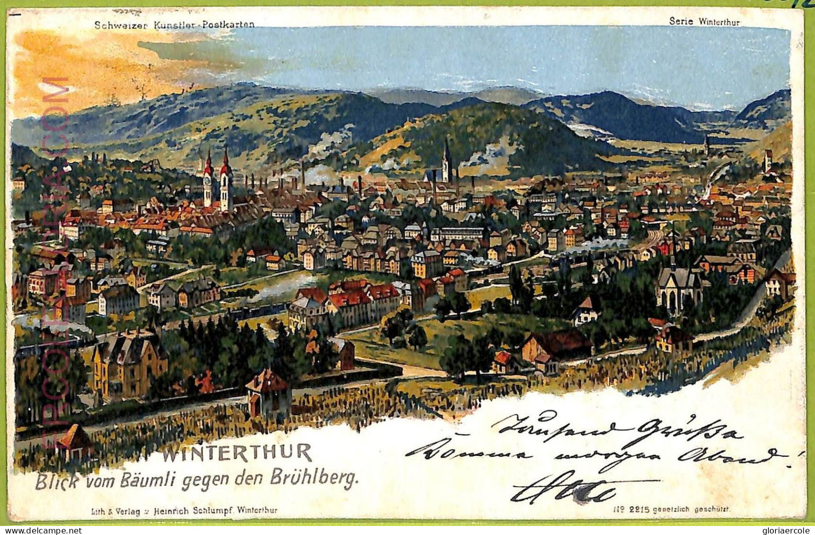 Ad5344 - SWITZERLAND Schweitz - Ansichtskarten VINTAGE POSTCARD -Winterthur-1903 - Winterthur