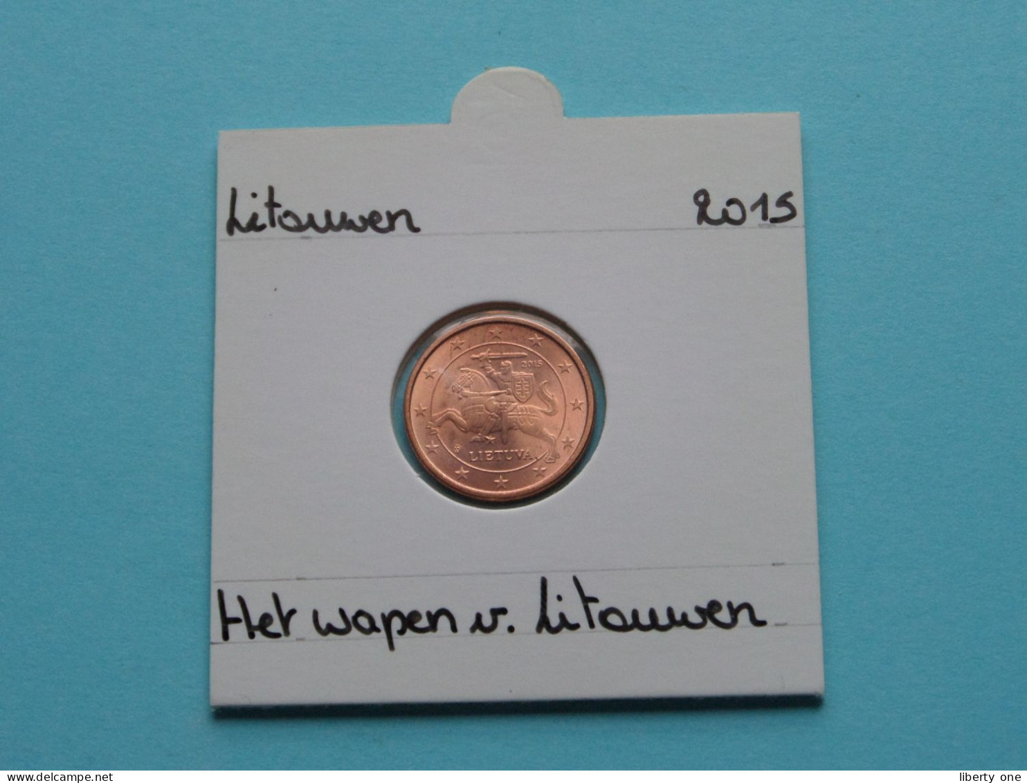 2015 - 1 Eurocent >> Het Wapen Van Litouwen ( Zie / Voir / See > DETAIL > SCANS ) LIETUVA ! - Lituania