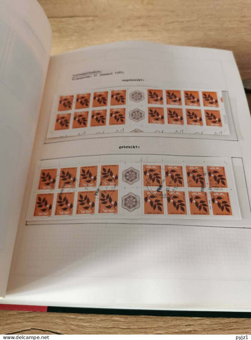 Israel 1985-1992 Double Collected Mnh-used - Collections (en Albums)