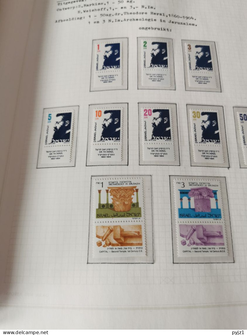 Israel 1985-1992 double collected mnh-used