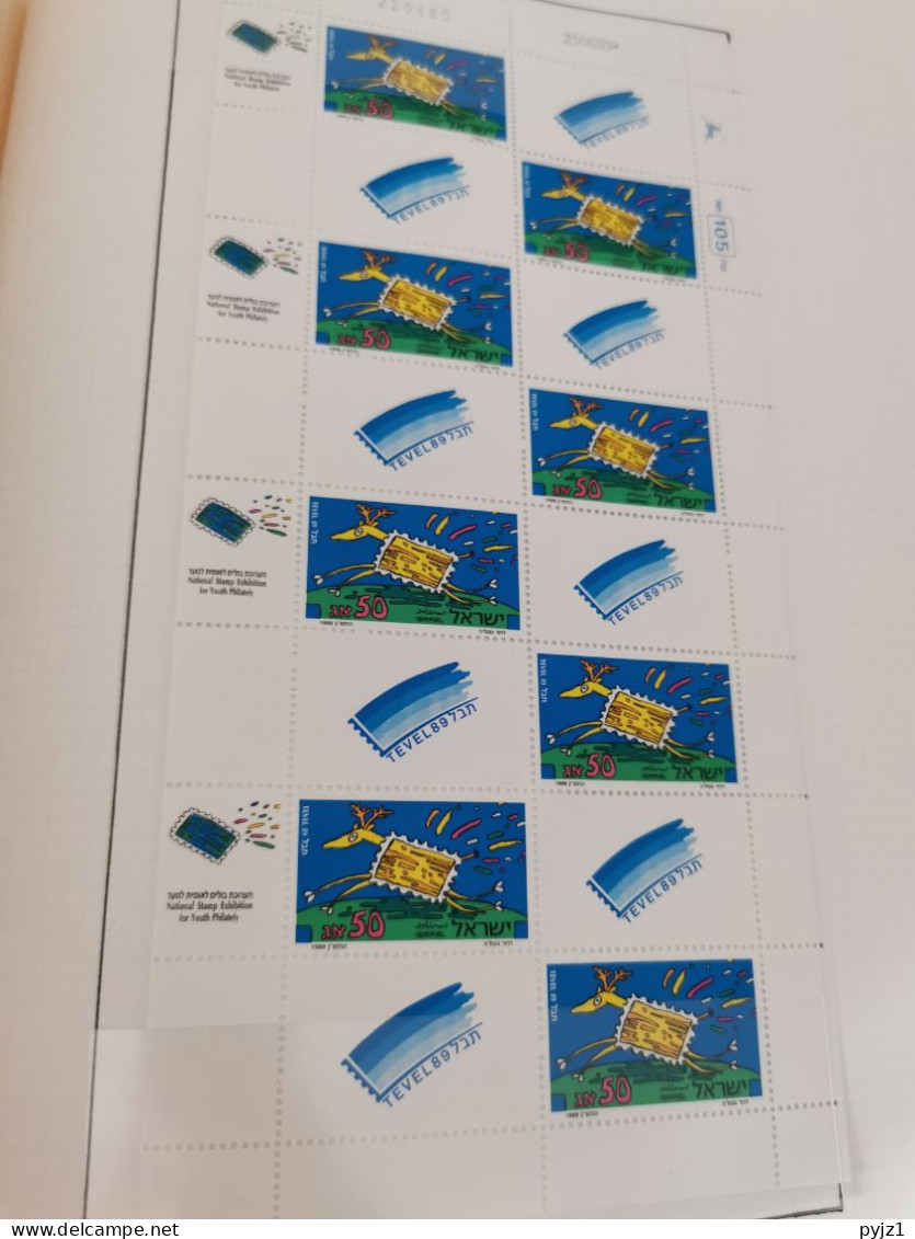 Israel 1985-1992 double collected mnh-used