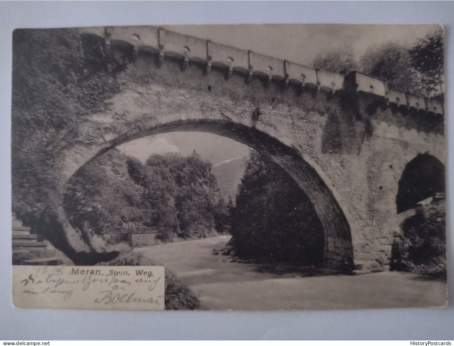 Meran, Merano, Steinerner Weg, Viadukt, 1902 - Merano