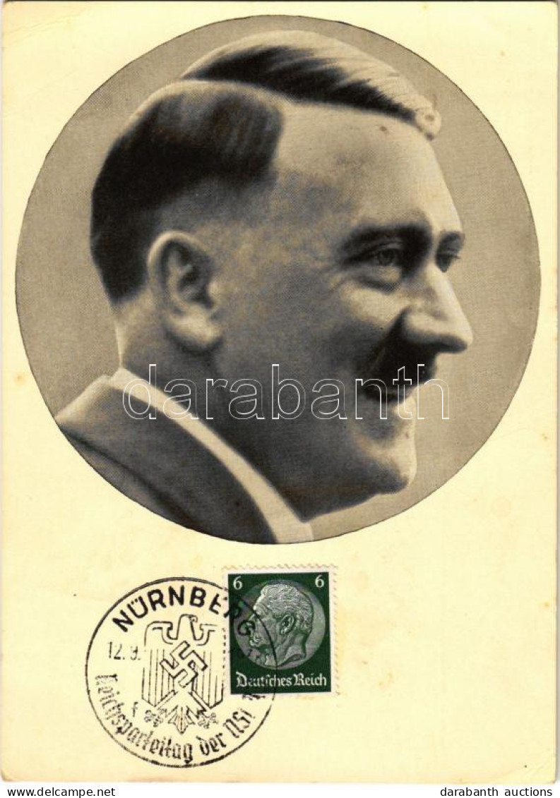 * T2/T3 Männer Der Zeit Nr. 92. Der Führer Adolf Hitler. Phot. Joh. Marr + "1938 Nürnberg Reichsparteitag Der NSDAP" So. - Non Classés