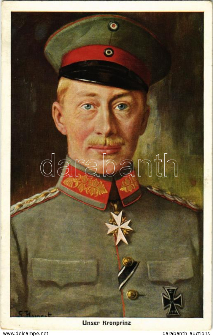 ** T2/T3 Unser Kronprinz / Wilhelm, German Crown Prince. Brüder Kohn Wien I. Ser. 266. (fl) - Zonder Classificatie