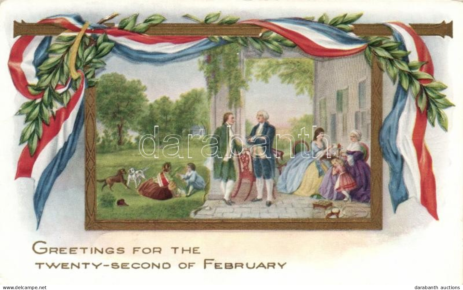 ** T2 George Washington's Birthday, Twenty-second Of February Emb. - Non Classificati