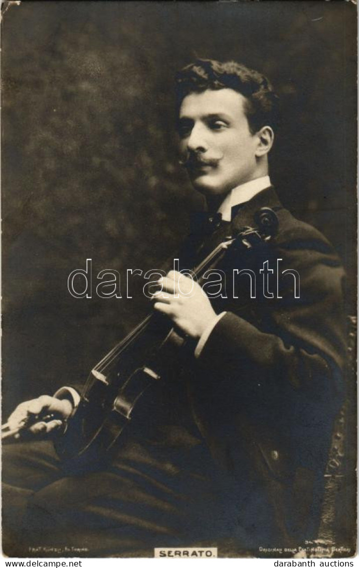 ** T2/T3 Arrigo Serato (Serrato) Olasz Hegedűművész / Italian Violinist (EK) - Unclassified