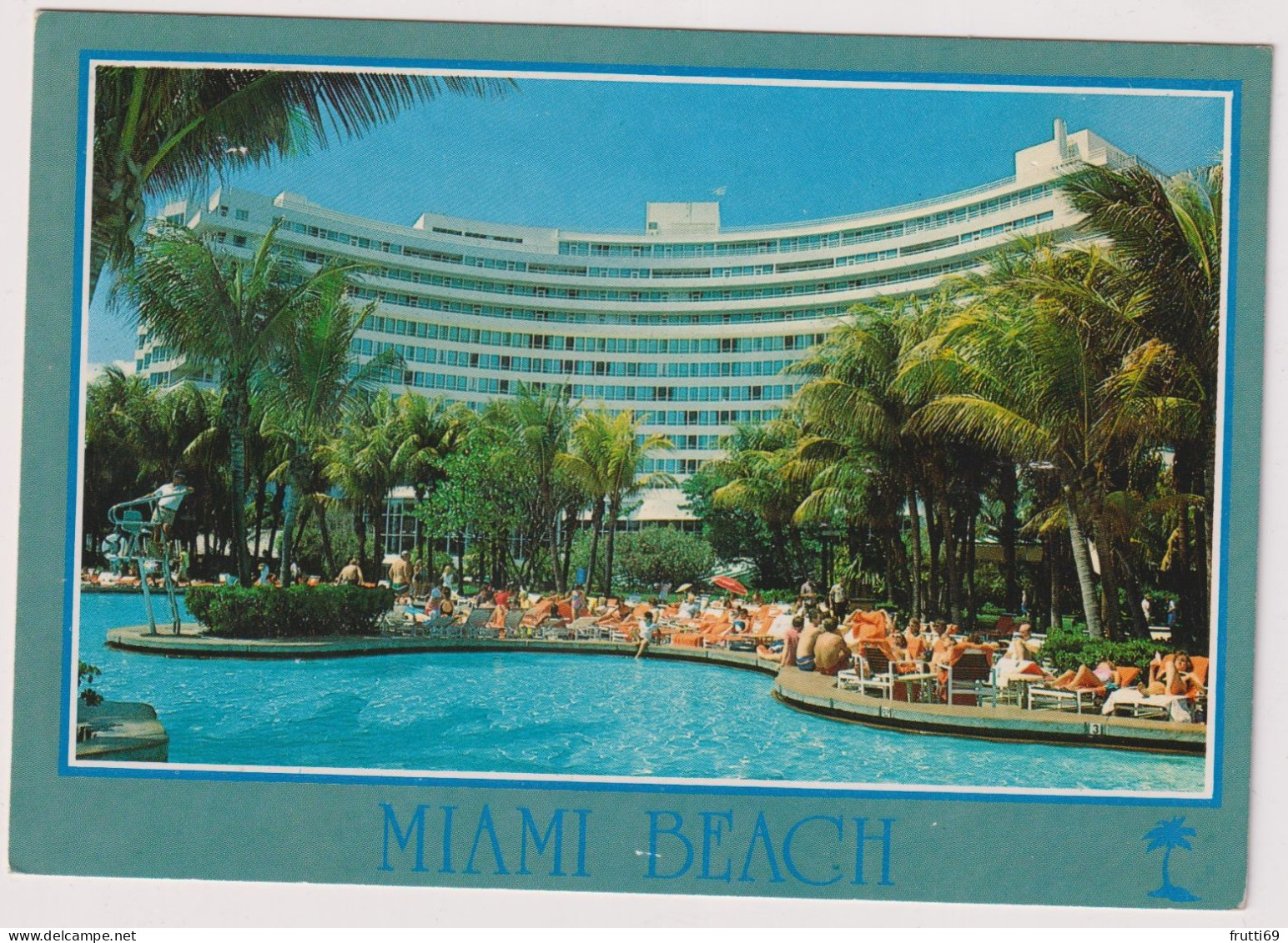 AK 198098 USA - Florida - Miami Beach - Fontainbleau Hilton Hotel - Pool Area - Miami Beach