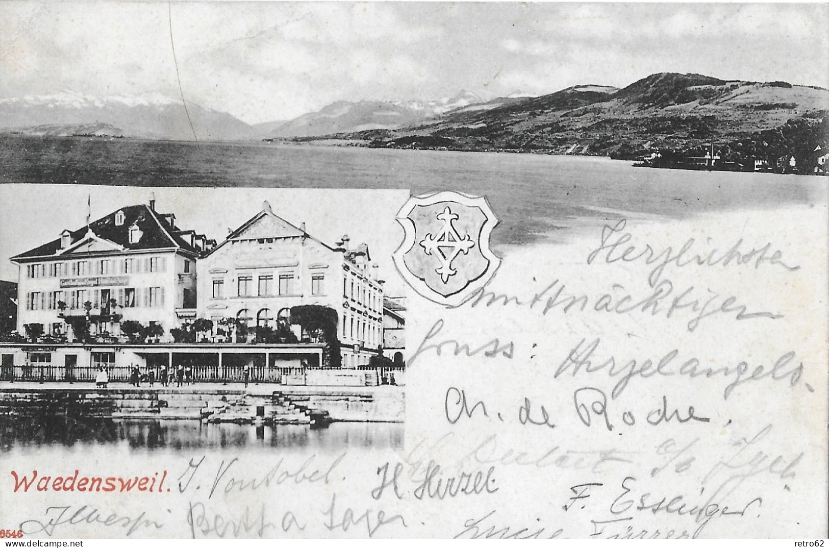 WAEDENSWEIL ► Alte Mehrbildkarte Anno 1902 - Wädenswil